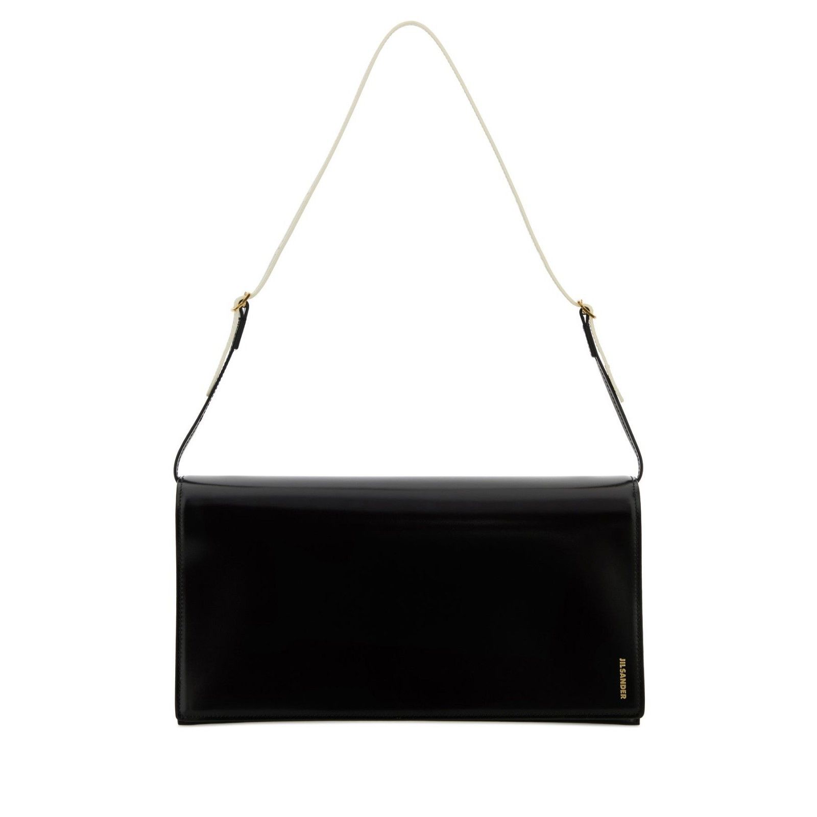 Jil Sander JIL SANDER File Medium Black Leather Shoulder Bag New/Authen Size ONE SIZE - 1 Thumbnail