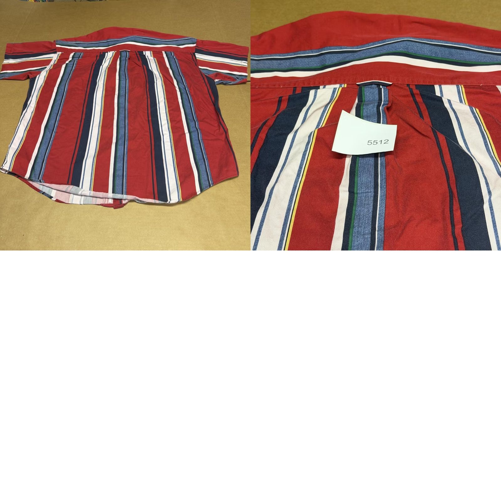 Ralph Lauren Chaps Ralph Lauren Shirt Mens XL Multicolor Stripe Short Sleeve Button Up Cotton Size US XL / EU 56 / 4 - 10 Thumbnail