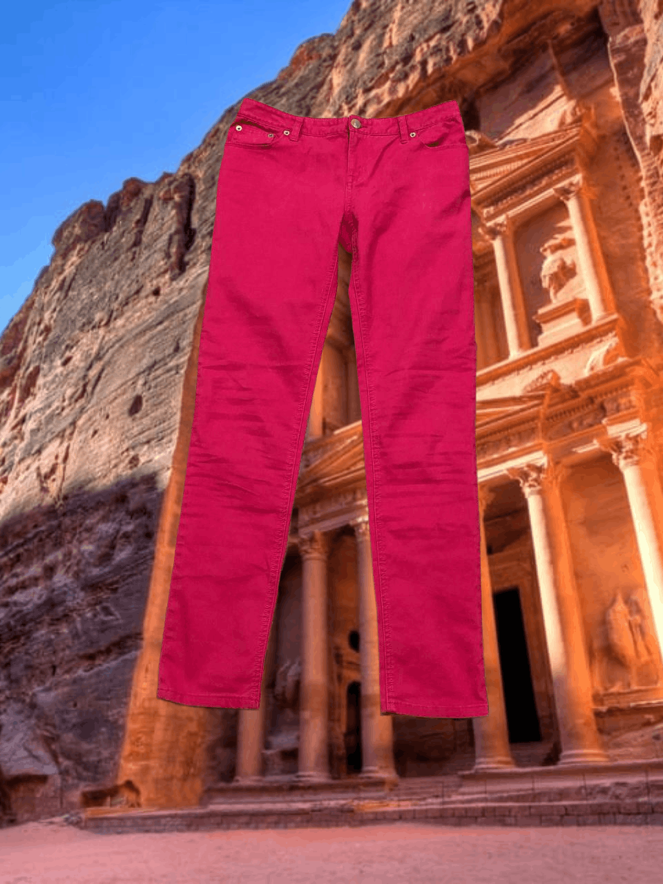 Ralph Lauren jeans pink Y2K Ralph Lauren logo vintage Size 38" / US 16 / IT 52 - 1 Thumbnail