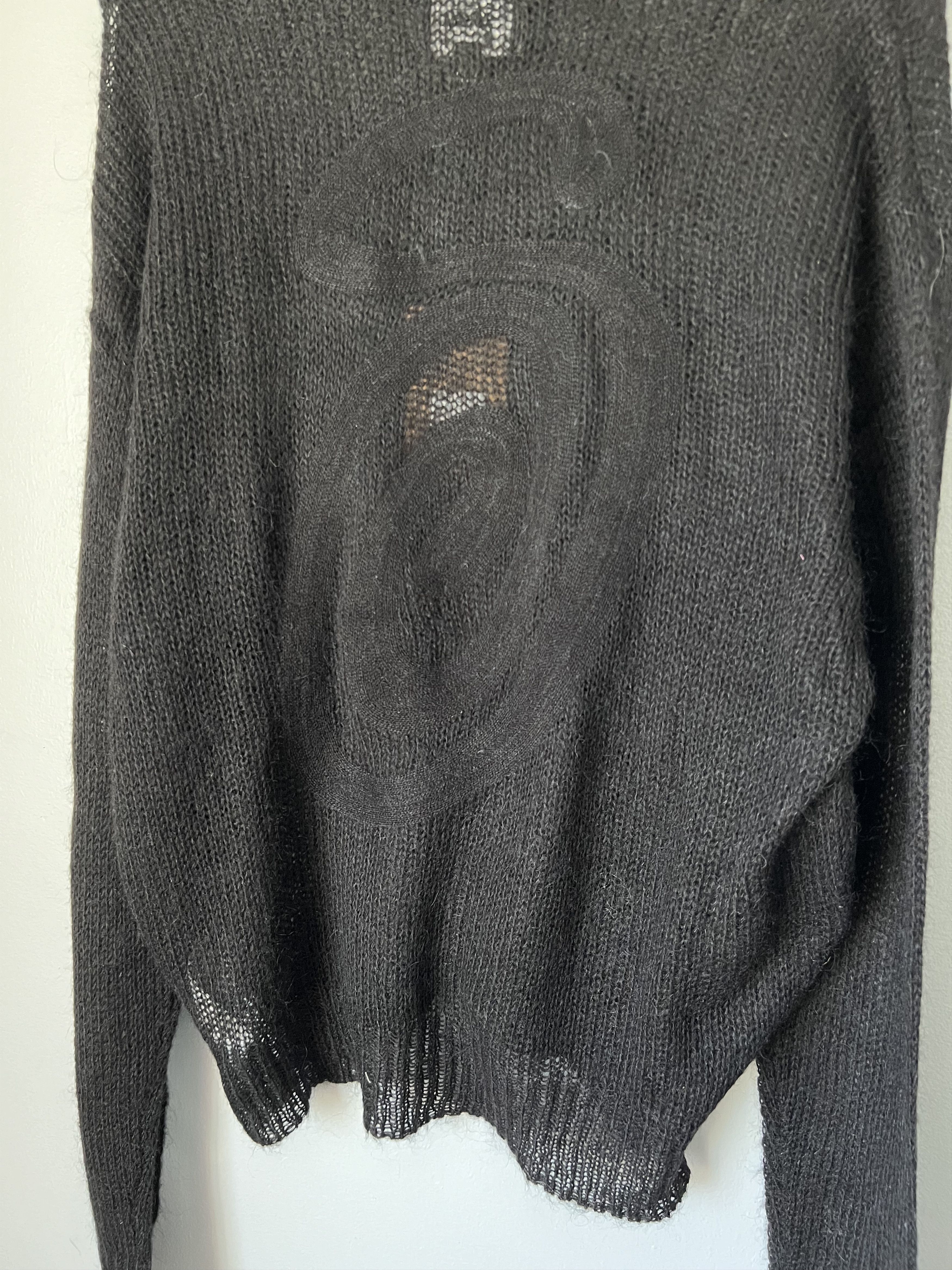Stussy Stussy S Loose Knit Sweater in Black Size US M / EU 48-50 / 2 - 3 Thumbnail