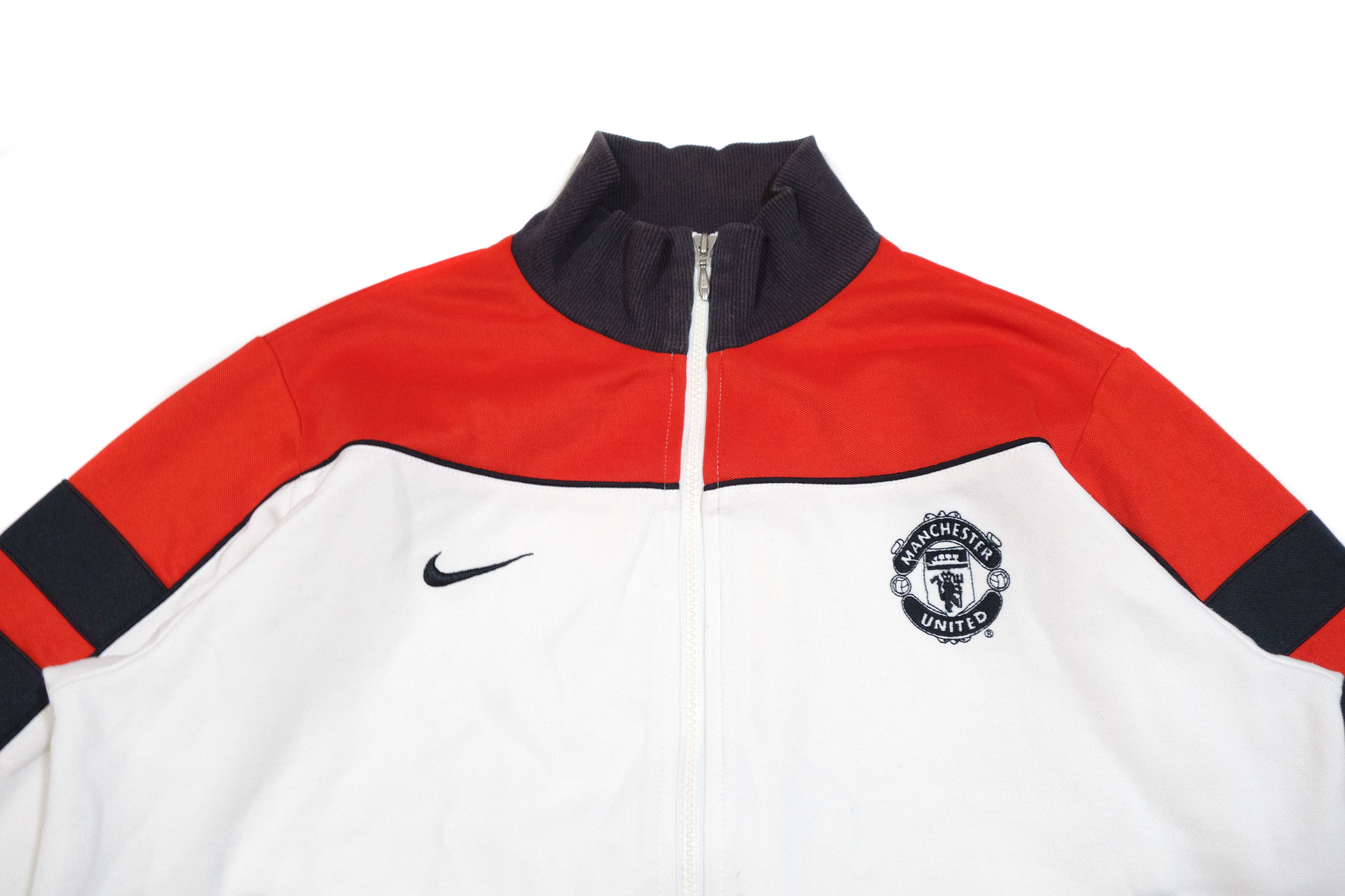 Nike 00S Manchester United Logo Zip Track Jacket Size US M / EU 48-50 / 2 - 3 Thumbnail