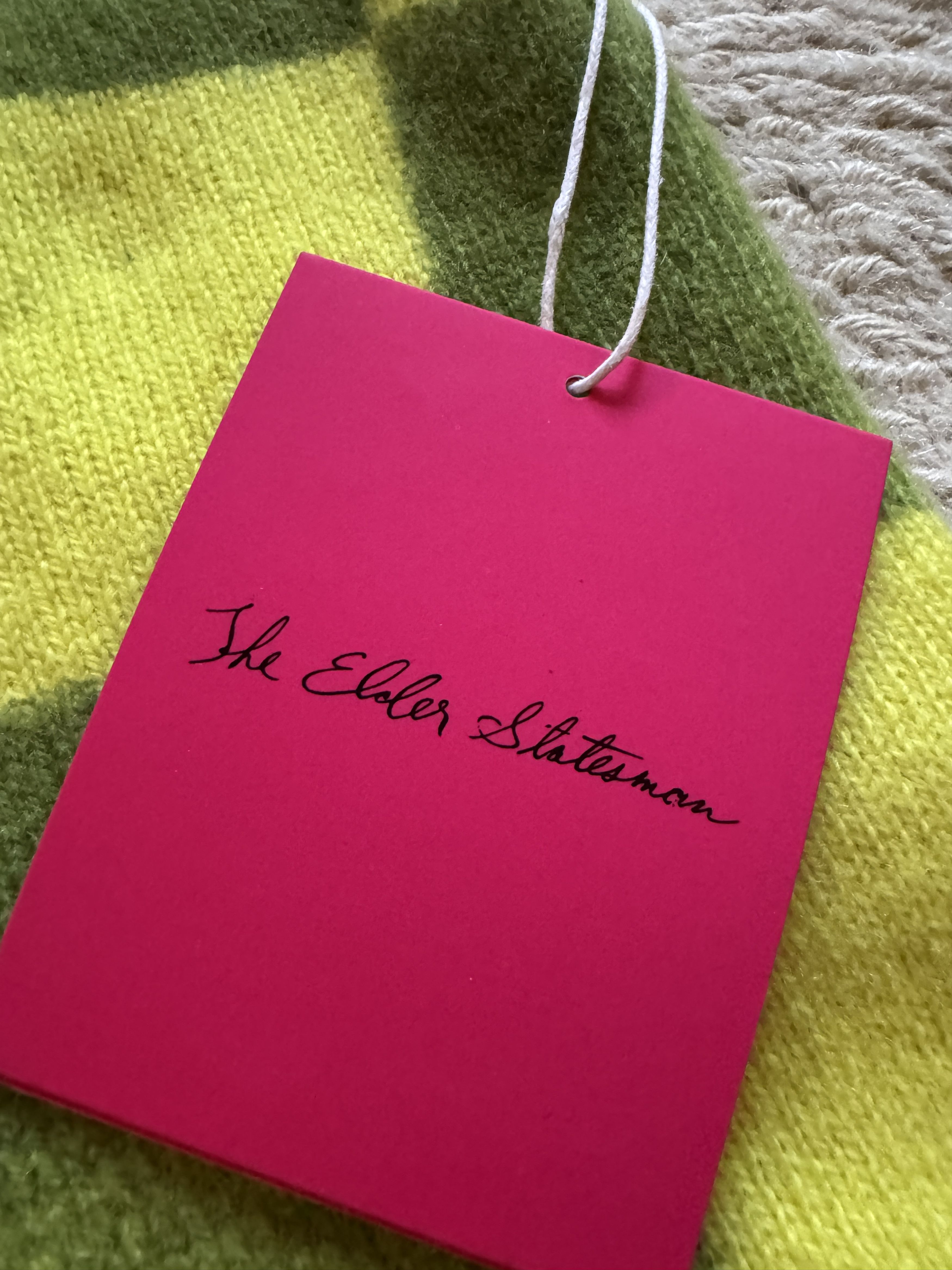 The Elder Statesman THE ELDER STATESMAN CHESS RELAXED SHORT CASHMERE $1,595 L Size US 34 / EU 50 - 6 Thumbnail