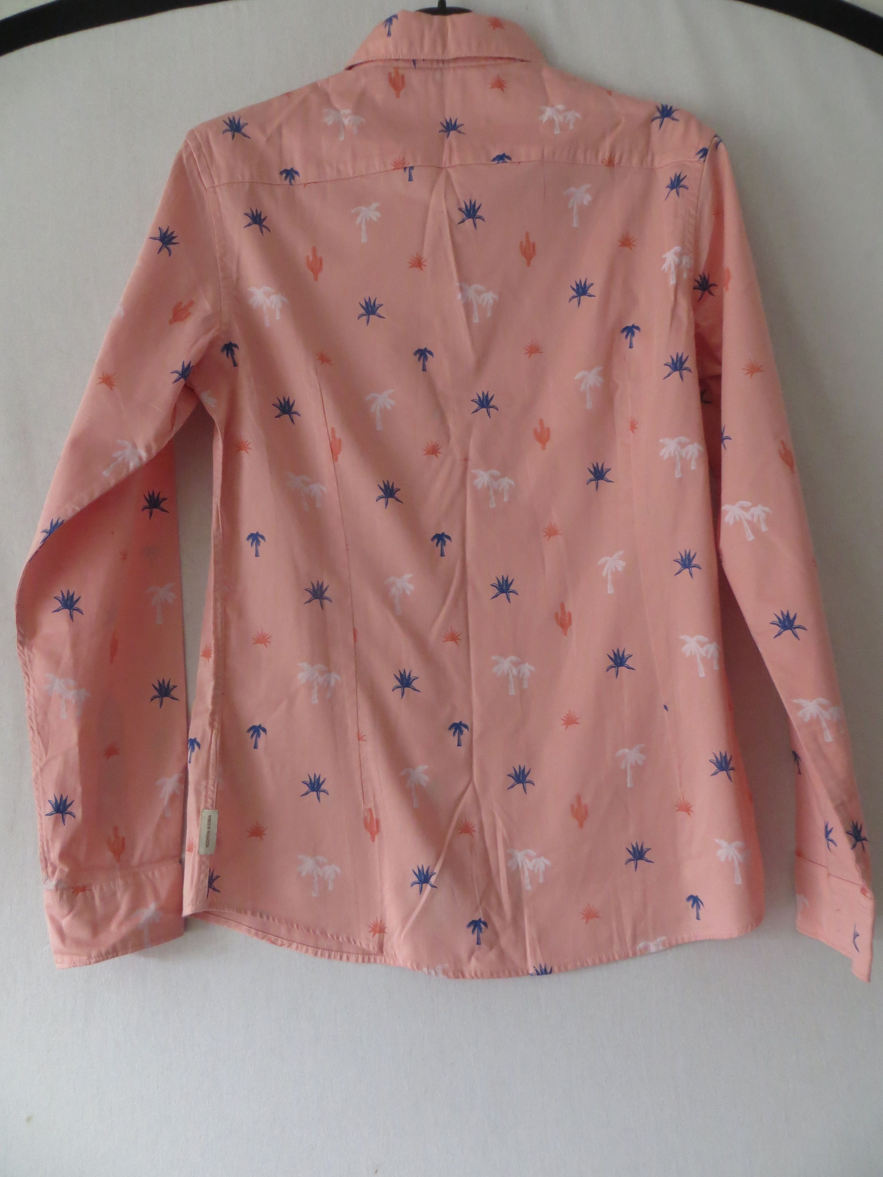 Scotch & Soda PINK TROPICAL PRINT SHIRT Size US S / EU 44-46 / 1 - 5 Thumbnail