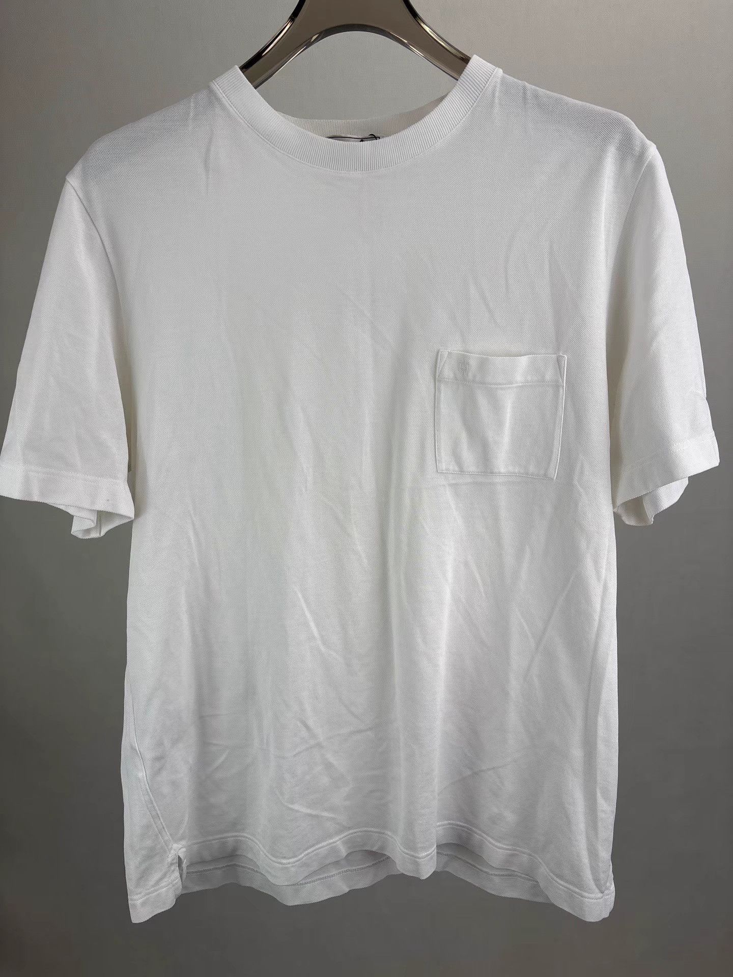 Hermes HERMES White Pocket Small Logo Short Sleeve K1 Size US XXL / EU 58 / 5 - 1 Thumbnail