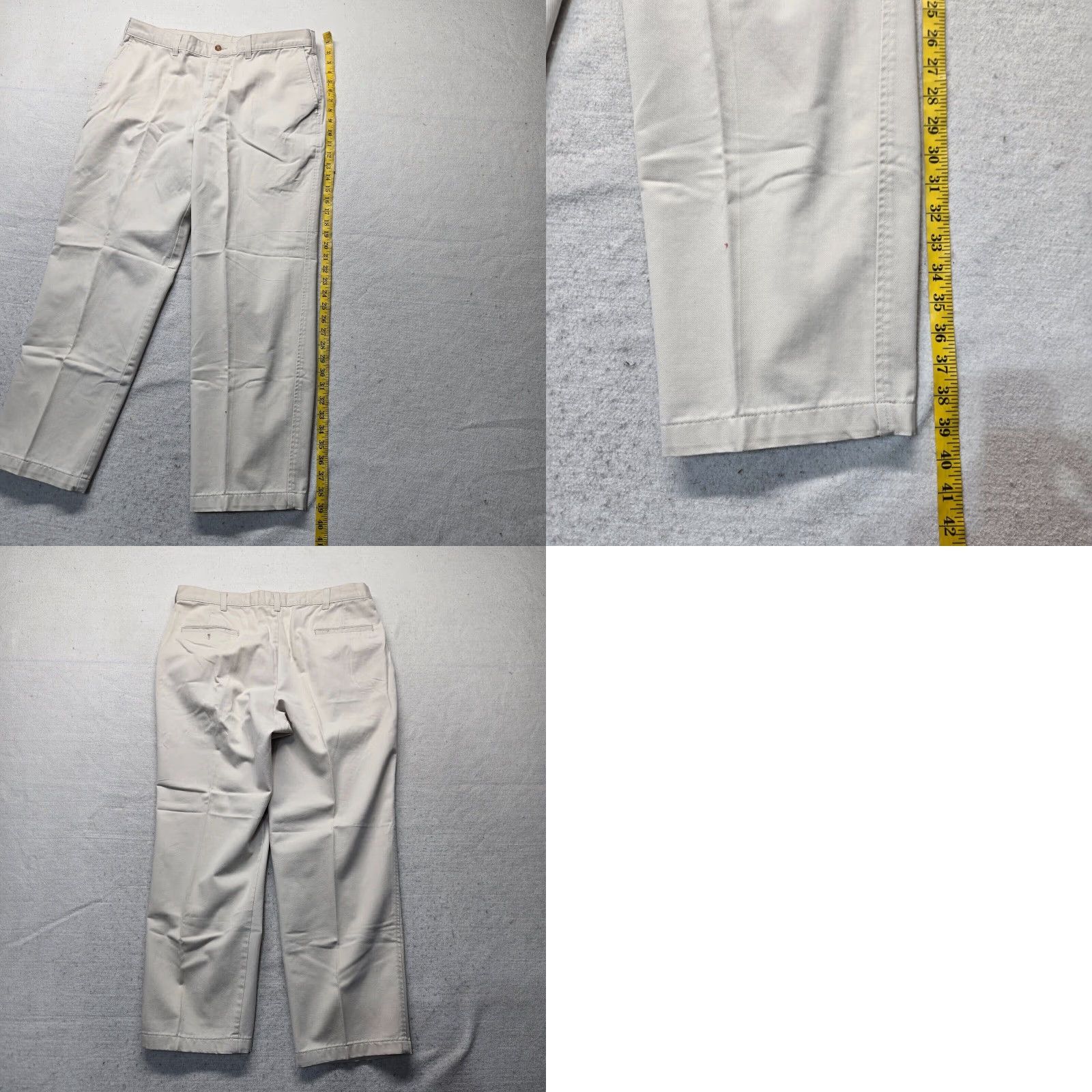 Farah Authentic Khaki Hued Cotton Twill Chino Fabric Work Dress Pants for Adult Mens Size 38 Waist 30 Inseam Size US 38 / EU 54 - 8 Thumbnail