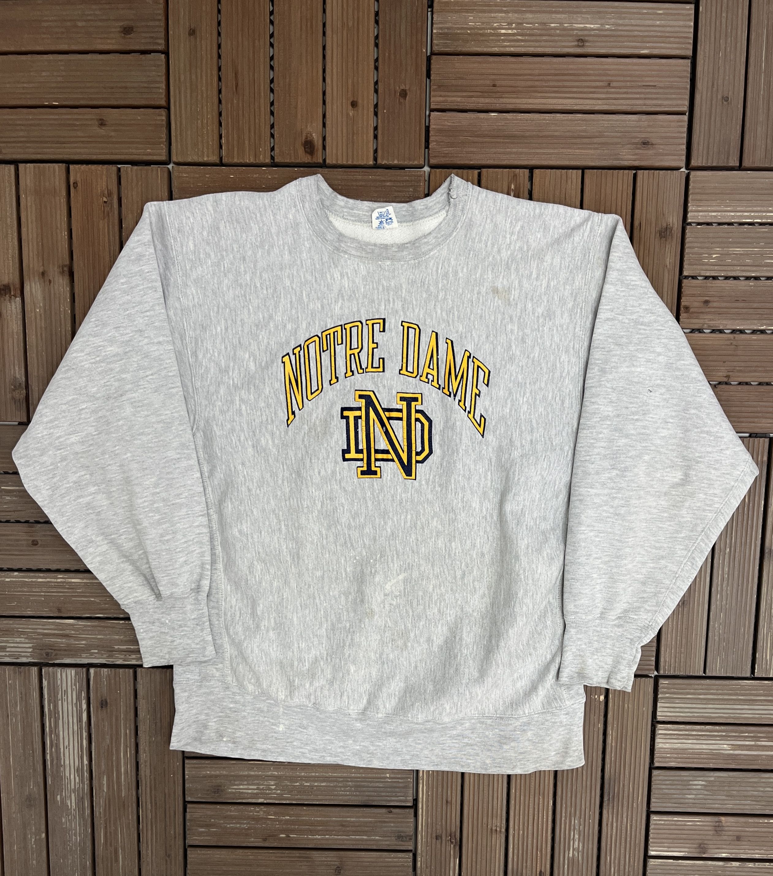 Vintage Champion selling Notre Dame Crewneck