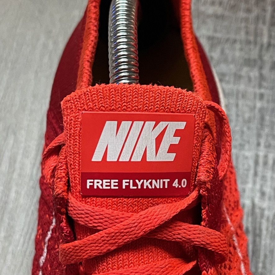 Nike NIKE • Free Flyknit 4.0 "2013 Bright Crimson" (10M) Size US 10 / EU 43 - 5 Thumbnail