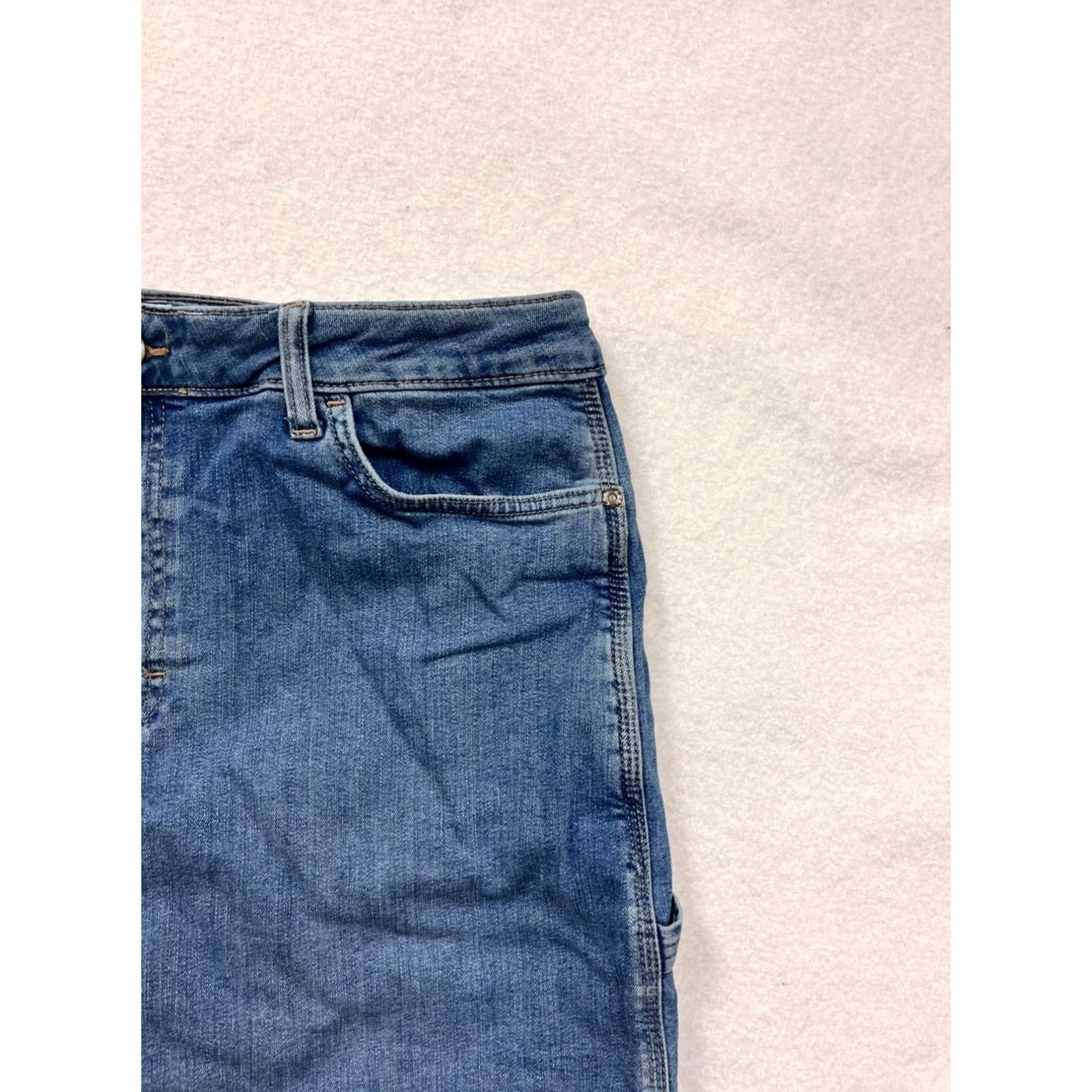 Lee Vintage Lee Denim Skirt 16M Cotton Blend Blue #8359 Size 38" / US 16 / IT 52 - 6 Thumbnail