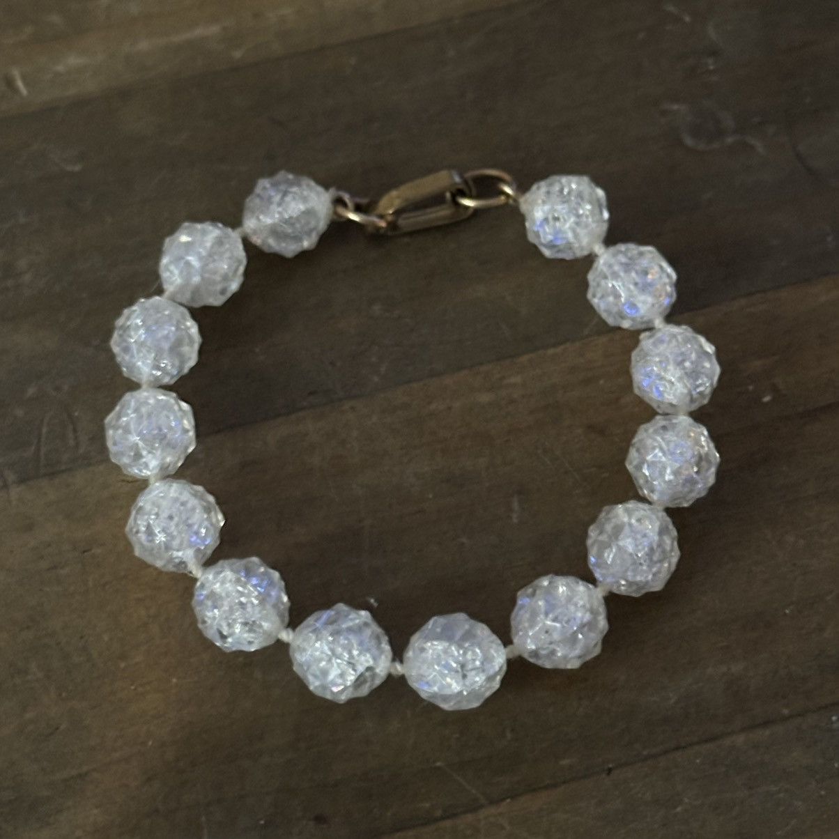 Vintage Vintage crackled bead bracelet Size ONE SIZE - 5 Thumbnail