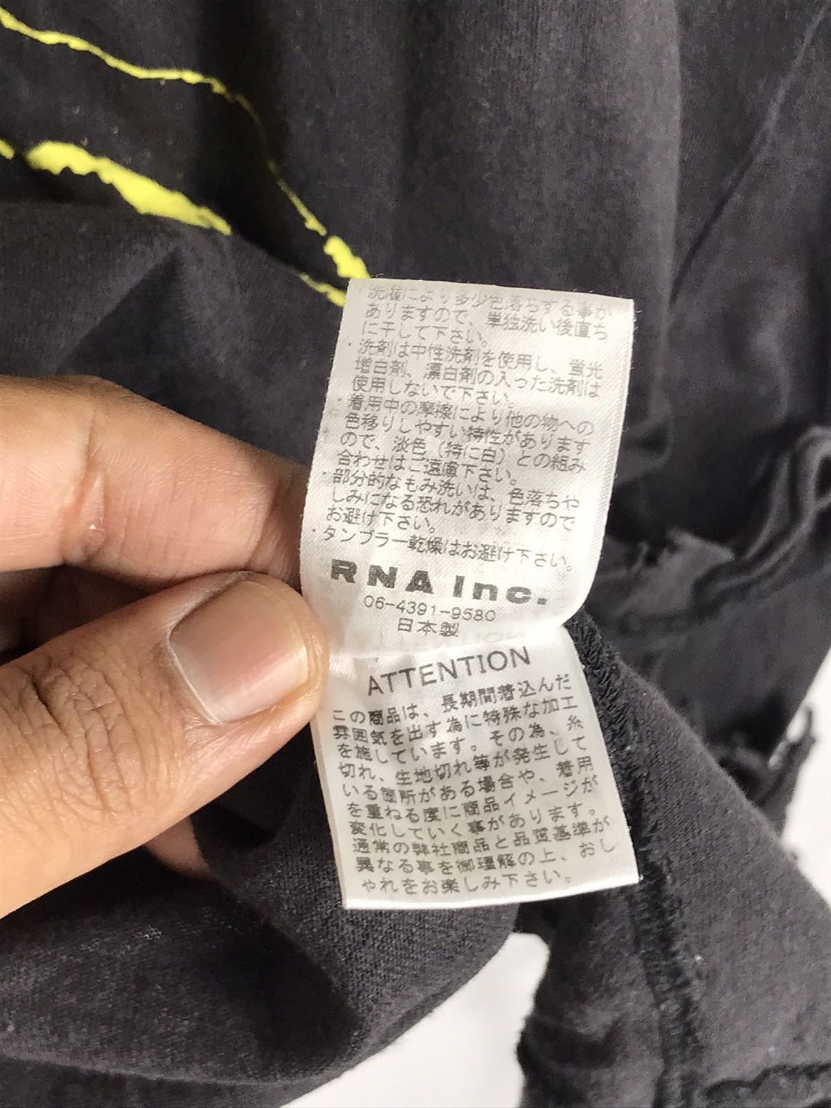 Japanese Brand ⚡️RNA inc Sundae Distressed Style Long Shirt Size M / US 6-8 / IT 42-44 - 12 Thumbnail