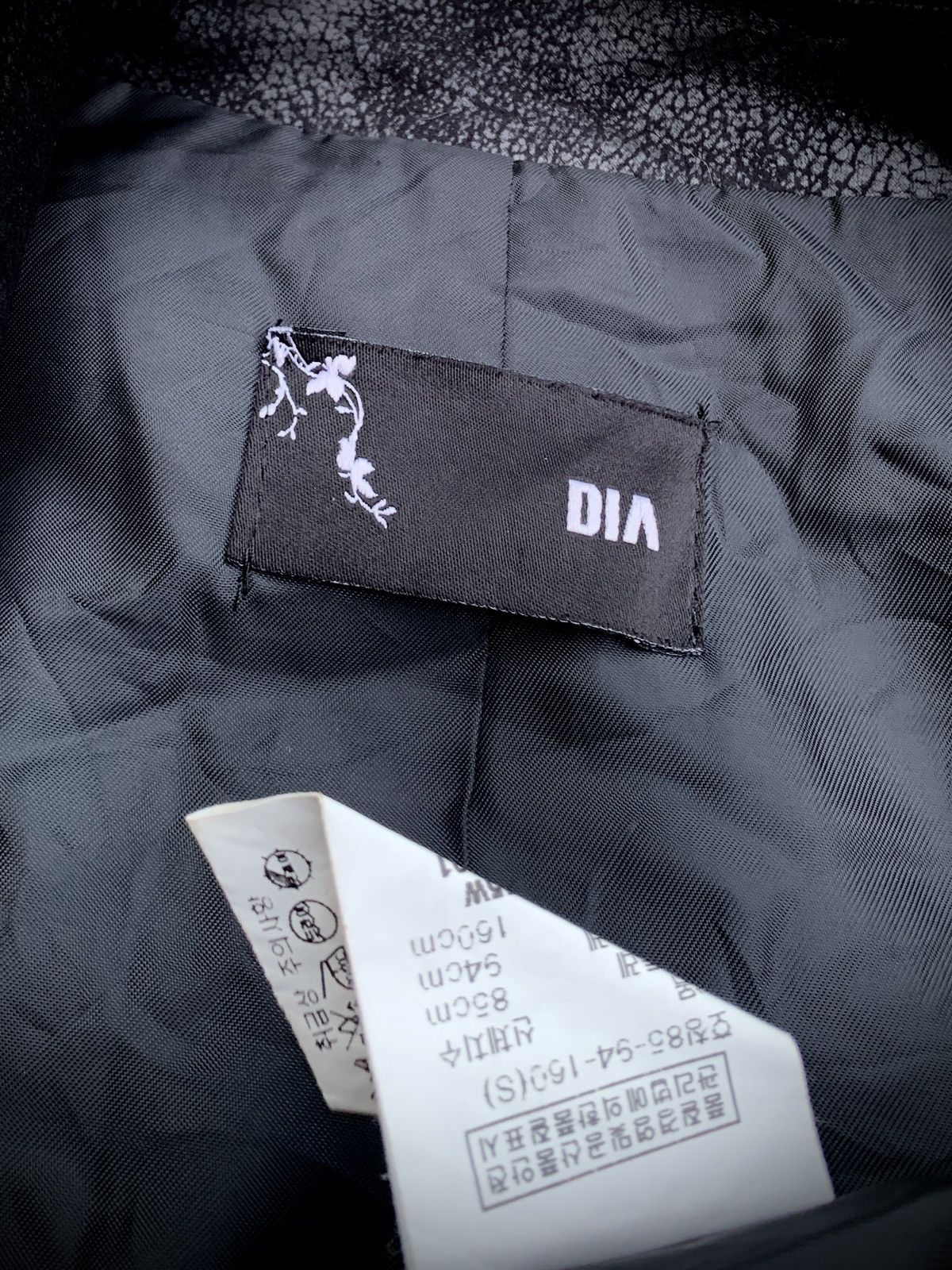14th Addiction D.I.A Asymetrical Cracked Cropped Jacket Size US S / EU 44-46 / 1 - 5 Thumbnail