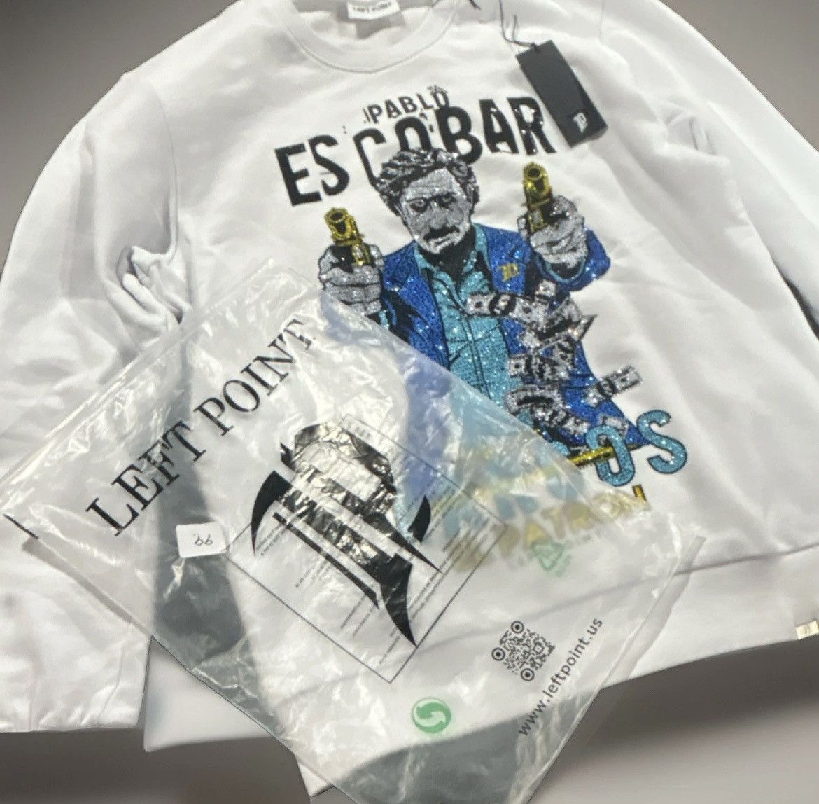 Other LEFT POINT - Pablo Escobar Narcos El Patron Crewneck LG Size US L / EU 52-54 / 3 - 6 Thumbnail