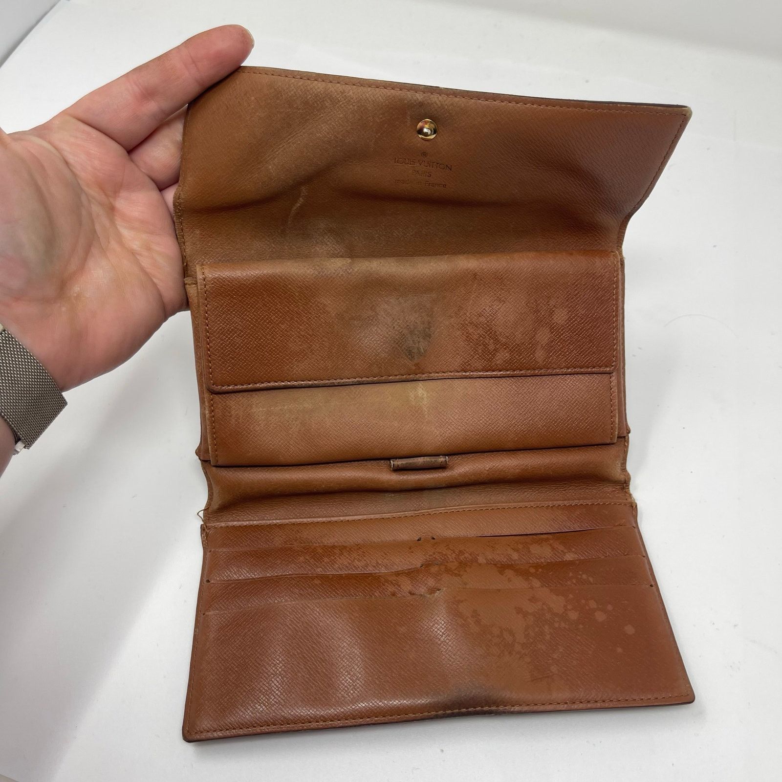 Louis Vuitton Vintage Louis Vuitton Monogram TriFold Sarah Wallet Size ONE SIZE - 11 Thumbnail