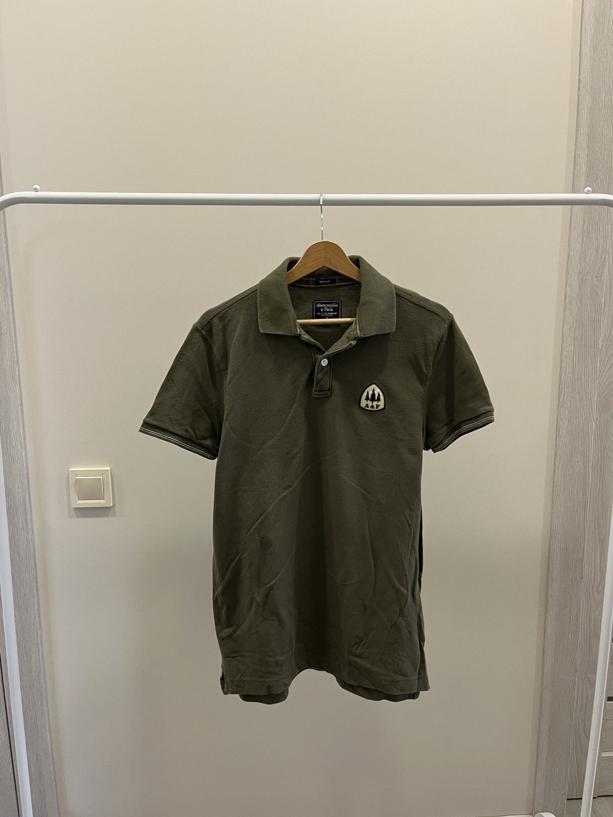 If Six Was Nine Abercrombie & Fitch Vintage Y2K Green Polo shirt medium Size US M / EU 48-50 / 2 - 1 Thumbnail