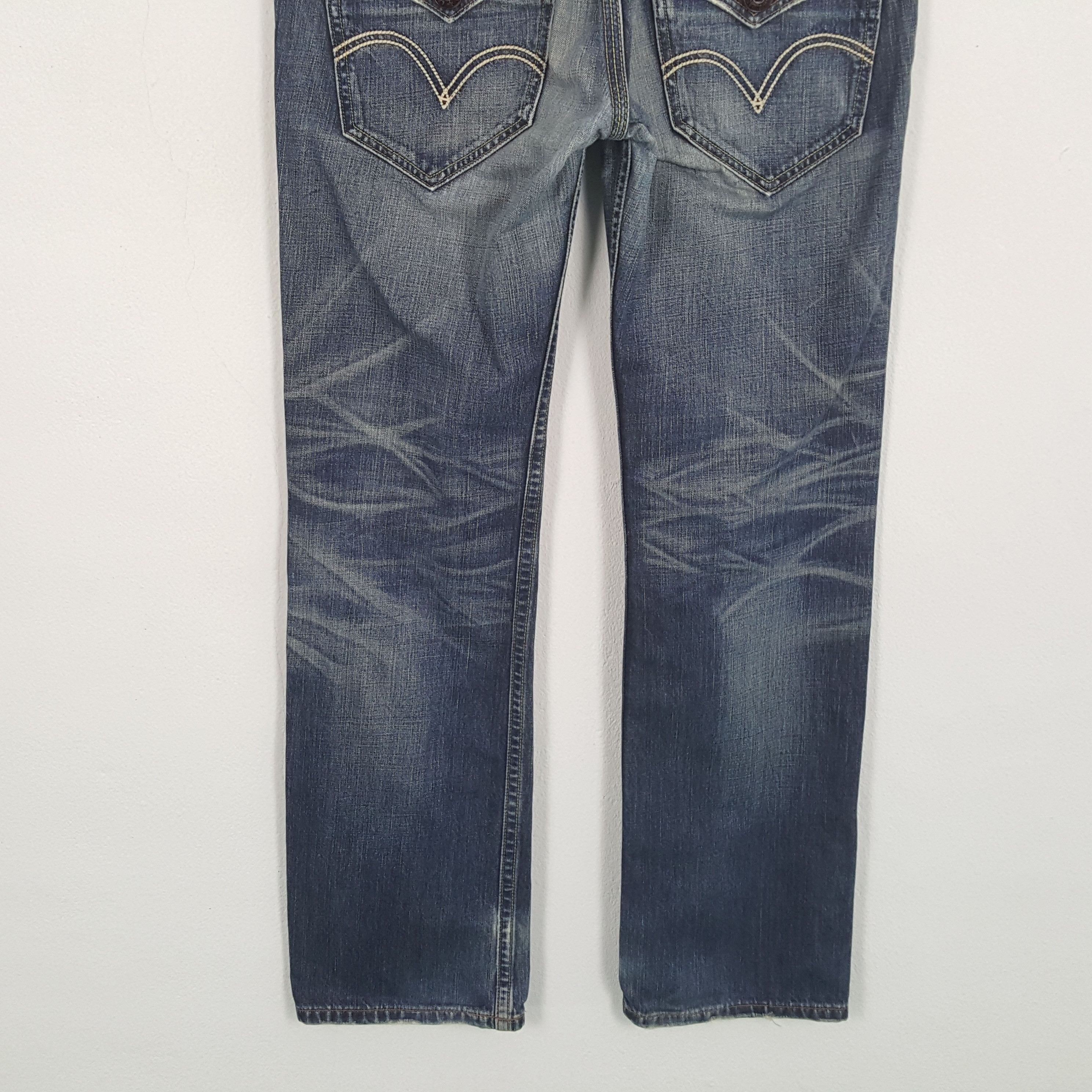 Levi's × Vintage Vintage LEVI'S American Kurt Cobain Distressed Style Jeans Size US 33 - 3 Thumbnail