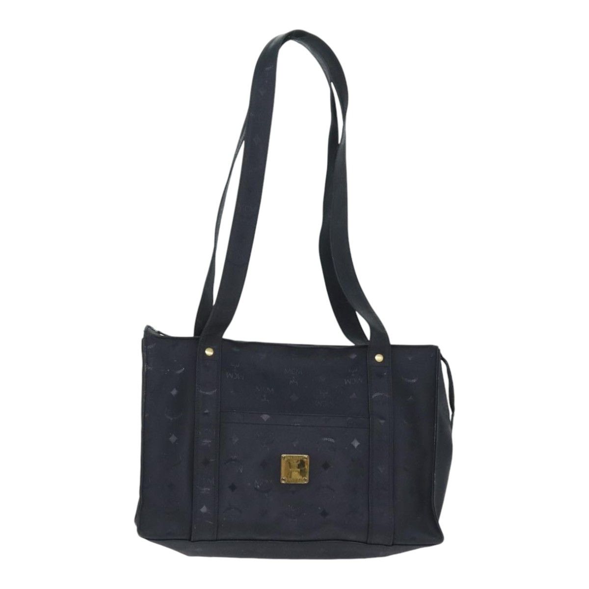 MCM Visetos Black Canvas Shoulder Bag (Pre-Owned) Size ONE SIZE - 1 Thumbnail