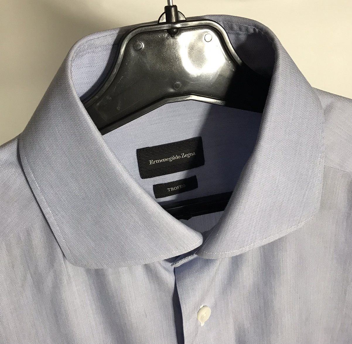 Ermenegildo Zegna Ermenegildo Zegna Trofeo Dress Shirt Regular Fit Size US M / EU 48-50 / 2 - 7 Thumbnail