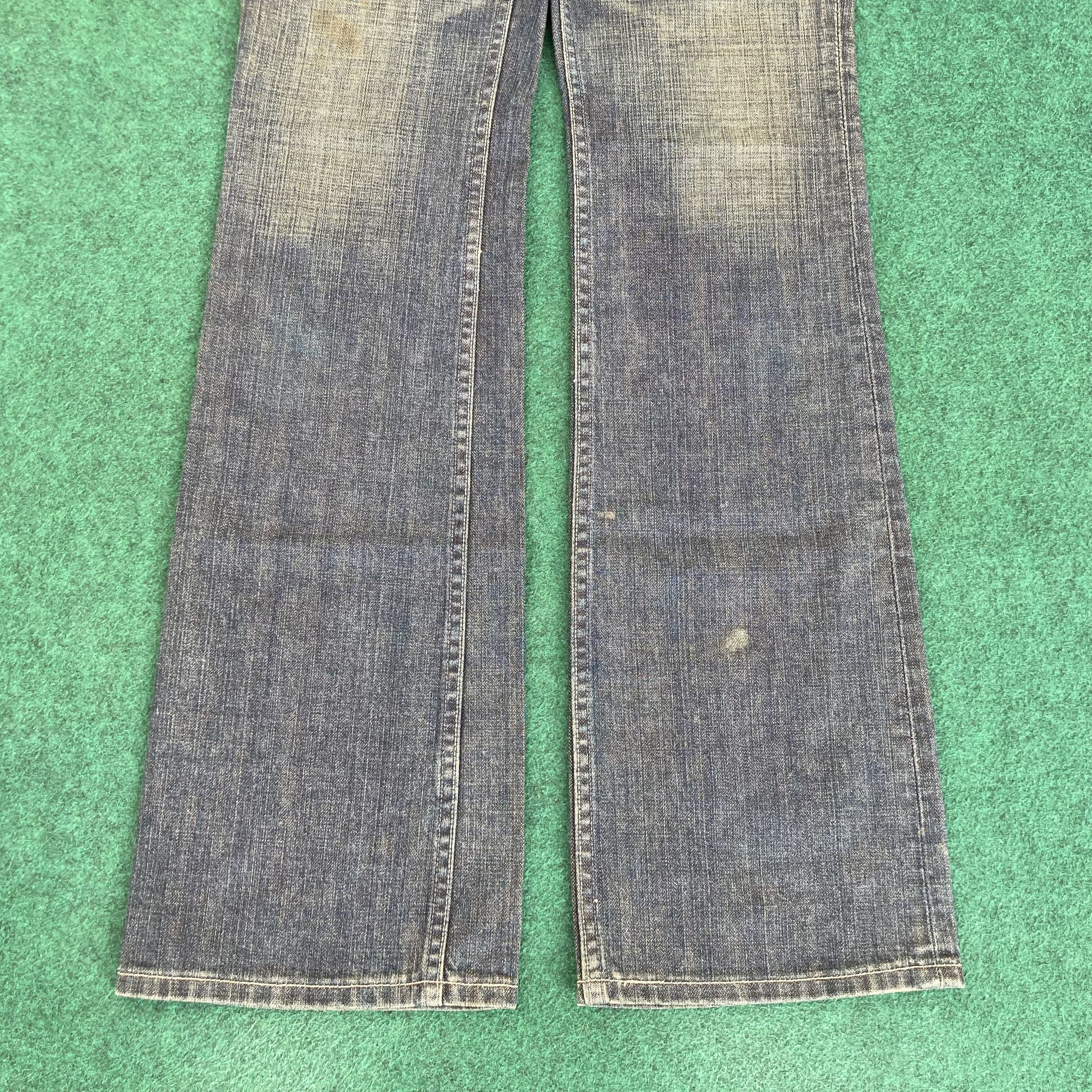 Levi's 29x33.5 Vtg Levis 517 Denim Flared Bootcut Sz 29 Faded Jeans Size US 29 - 7 Thumbnail