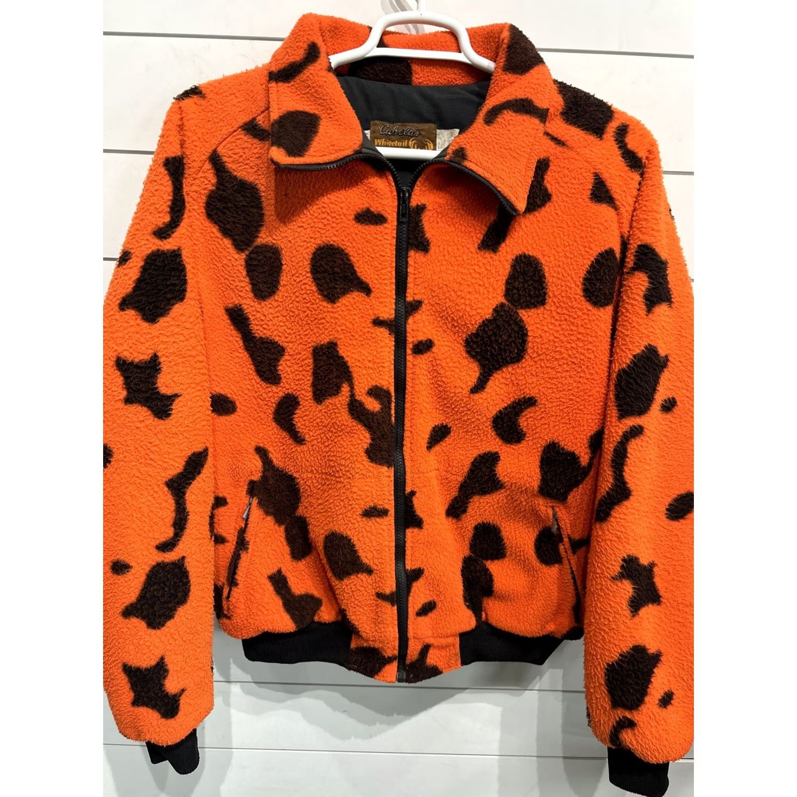 Vintage VINTAGE Cabela's Jacket Mens 2XL Orange Camouflage Fleece Insulated HUNTING Jacket Size US XXL / EU 58 / 5 - 2 Thumbnail