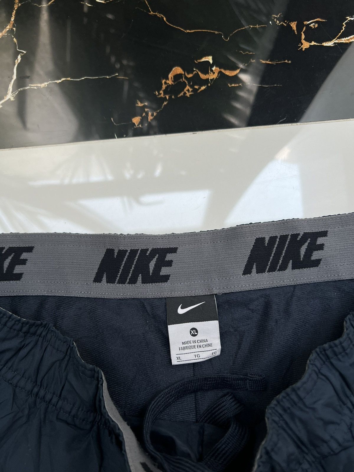 Nike × Vintage 90’s NIKE BAGGY PARACHUTE TRACK PANTS SWOOSH LOGO Y2K Size US 34 / EU 50 - 4 Thumbnail