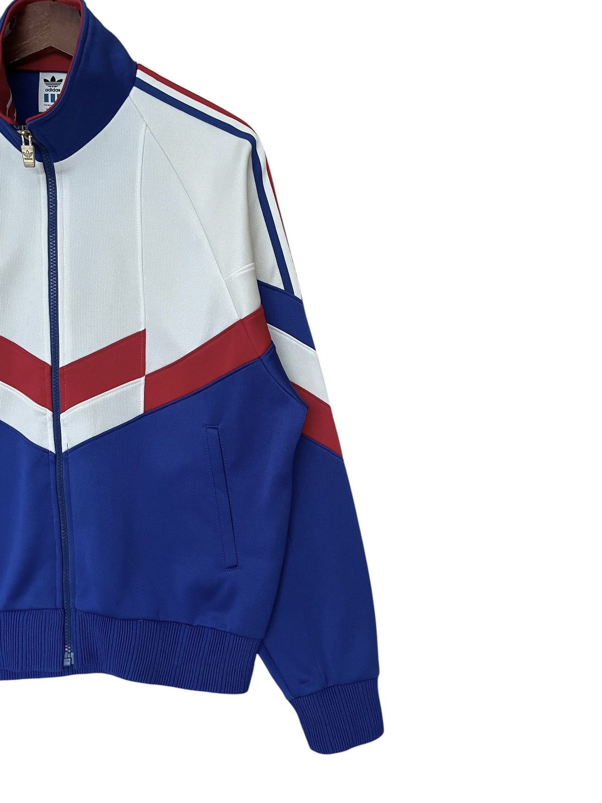 Adidas × Vintage Vintage Brand Adidas Football France Team Tracktop 1990s Size US M / EU 48-50 / 2 - 4 Thumbnail