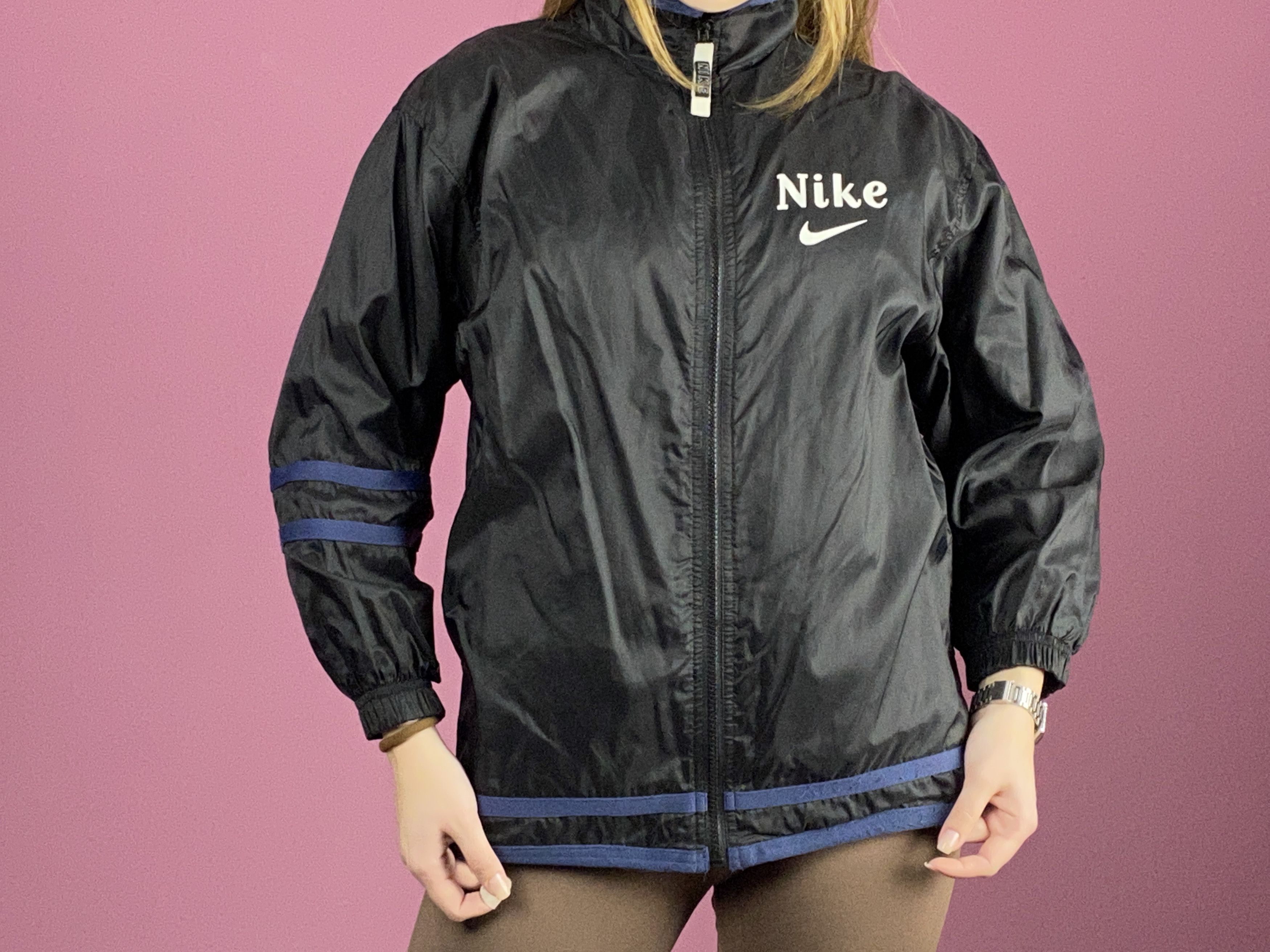 Nike × Vintage 90s Nike Vintage Kids Windbreaker Jacket - 10-12Y Size XXS / US 00 / IT 34 - 4 Thumbnail