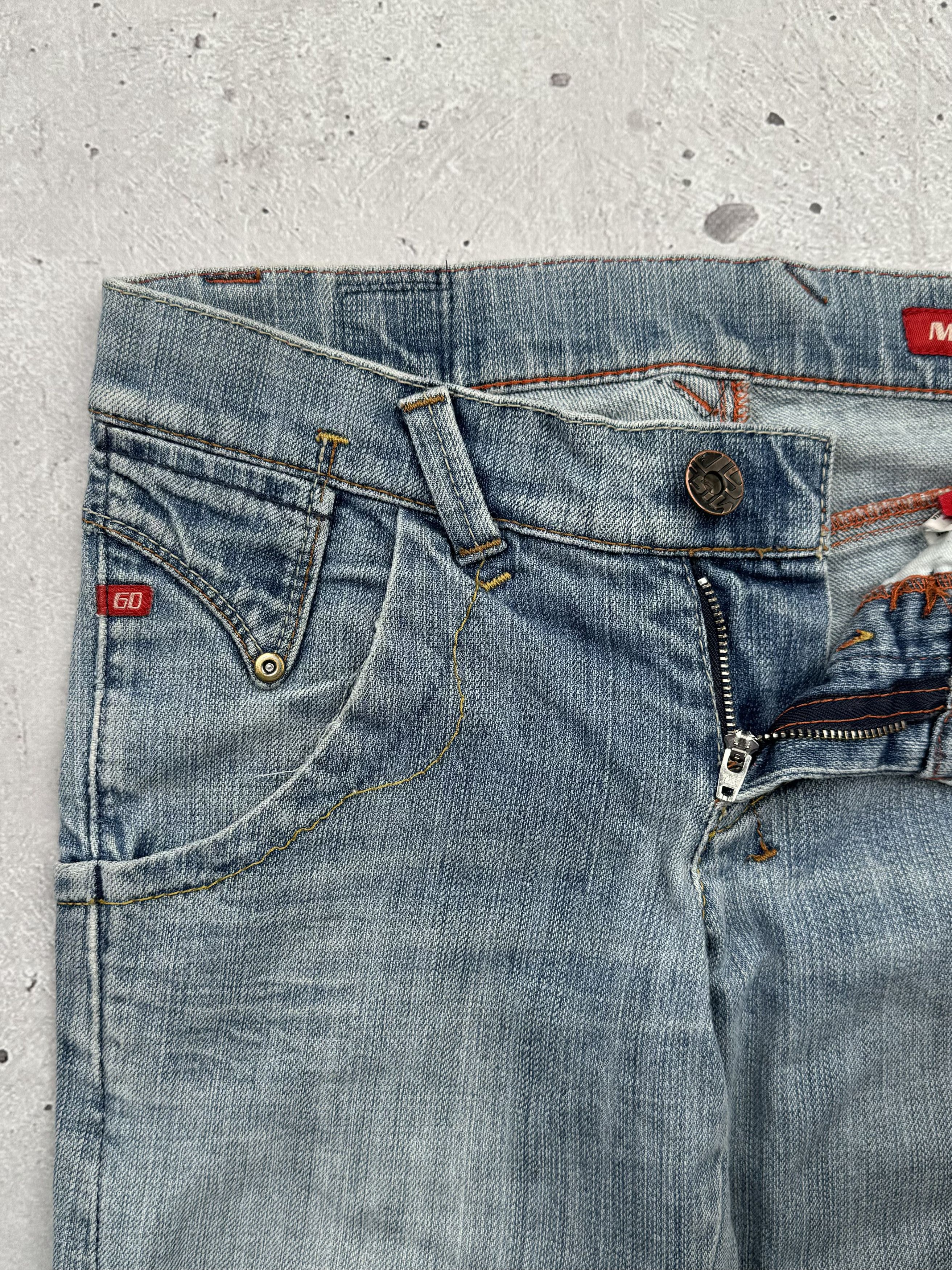 Japanese Brand × Miss Sixty × Vintage Miss Sixty Vintage Flared Cropped Jeans Size 25" / US 0 / IT 36 - 4 Thumbnail