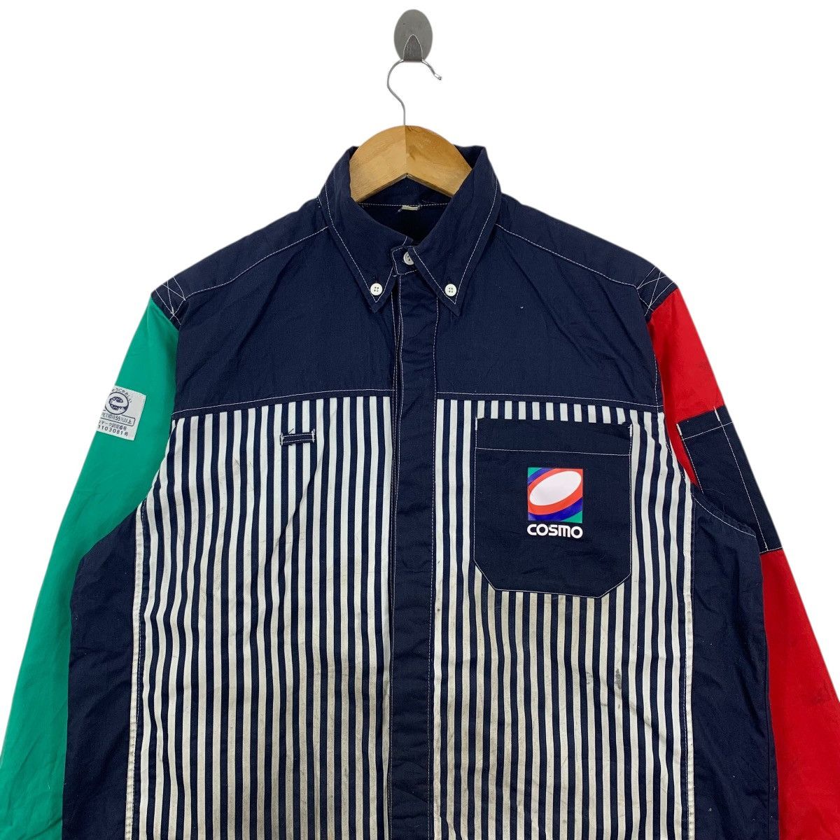 Vintage Vintage COSMO AUTO SERVICE Formula One F1 Racing Team Shirt Size US L / EU 52-54 / 3 - 2 Thumbnail