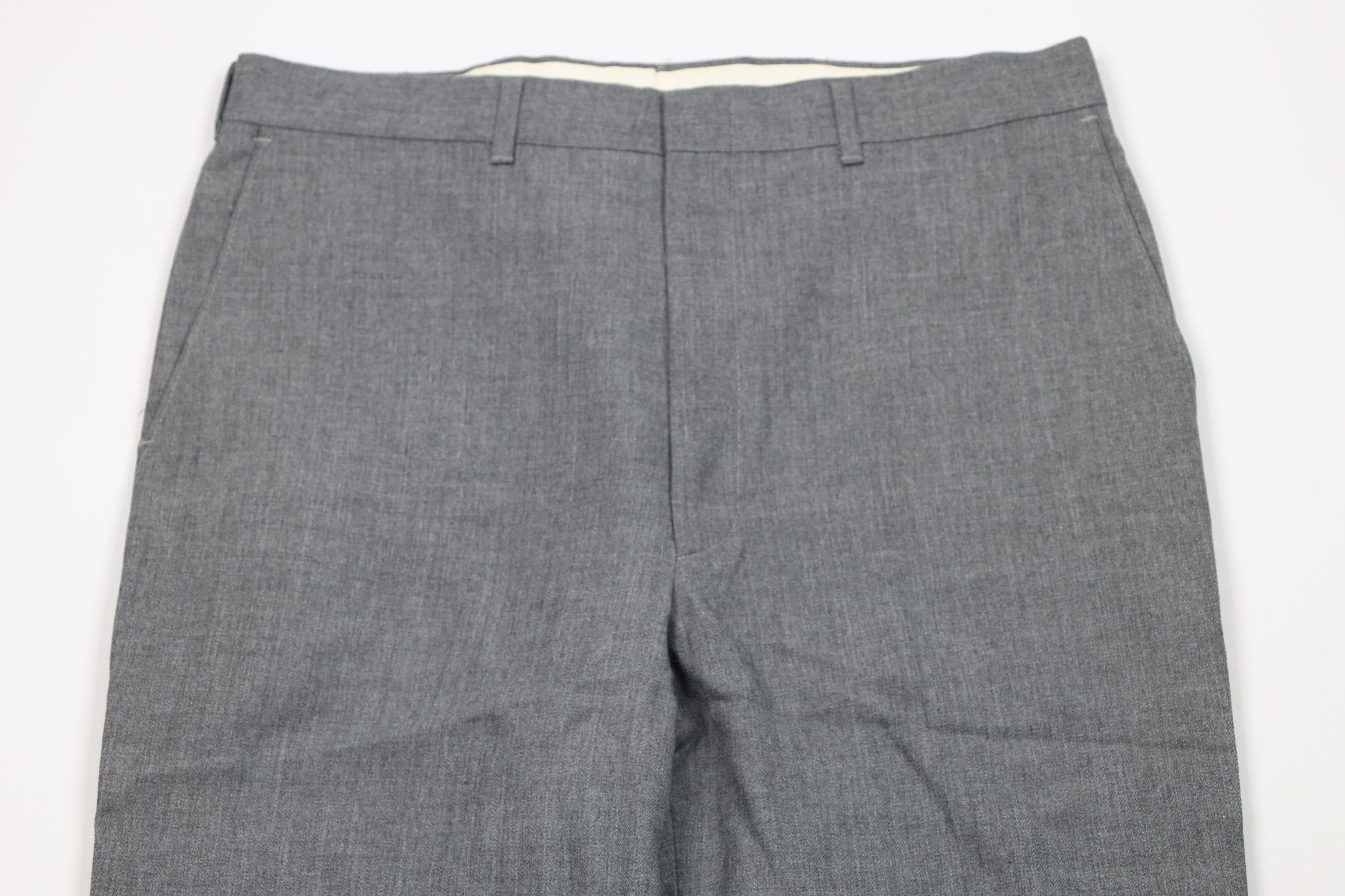 Vintage Vintage 90s Streetwear Wide Leg Chino Pants Heather Gray Size US 34 / EU 50 - 2 Thumbnail