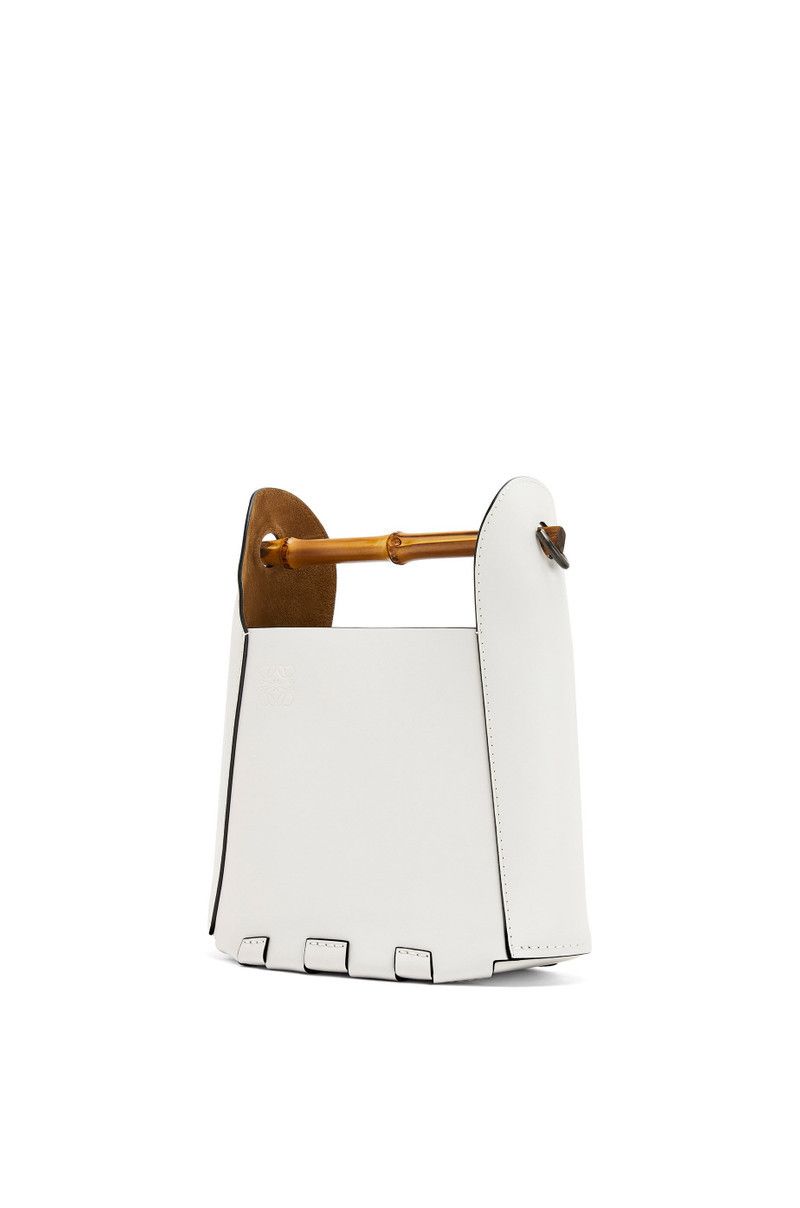 Loewe o1in1g0426 Size: OS / Bamboo Bucket Bag in Soft White Size ONE SIZE - 2 Thumbnail