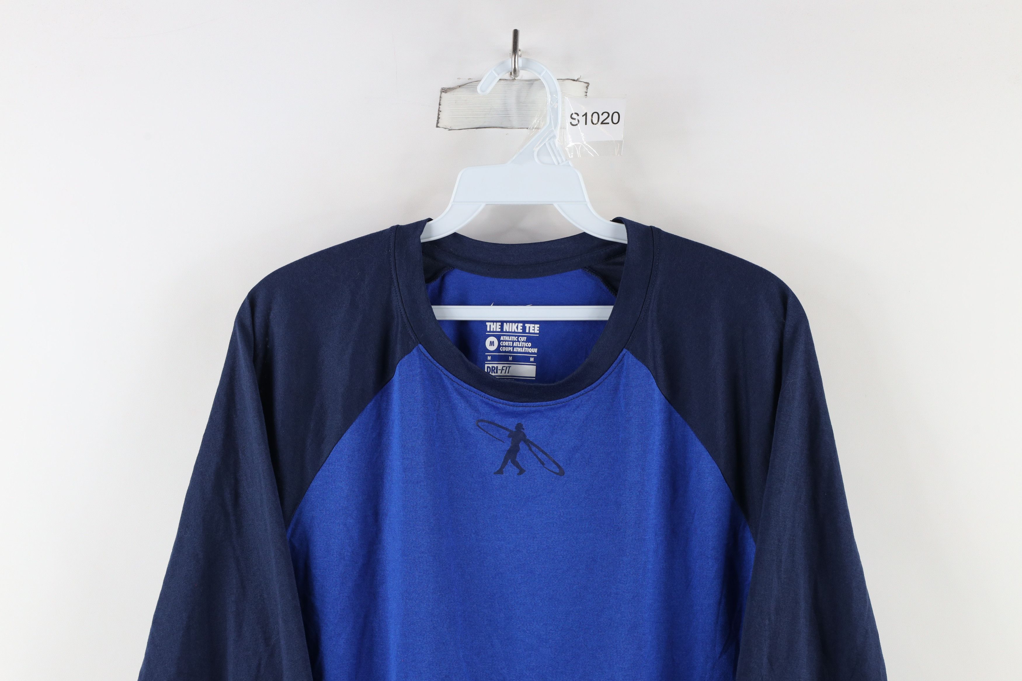 Nike × Vintage Nike Baseball Ken Griffey Jr 3/4 Sleeve Raglan T-Shirt Blue Size US M / EU 48-50 / 2 - 2 Thumbnail