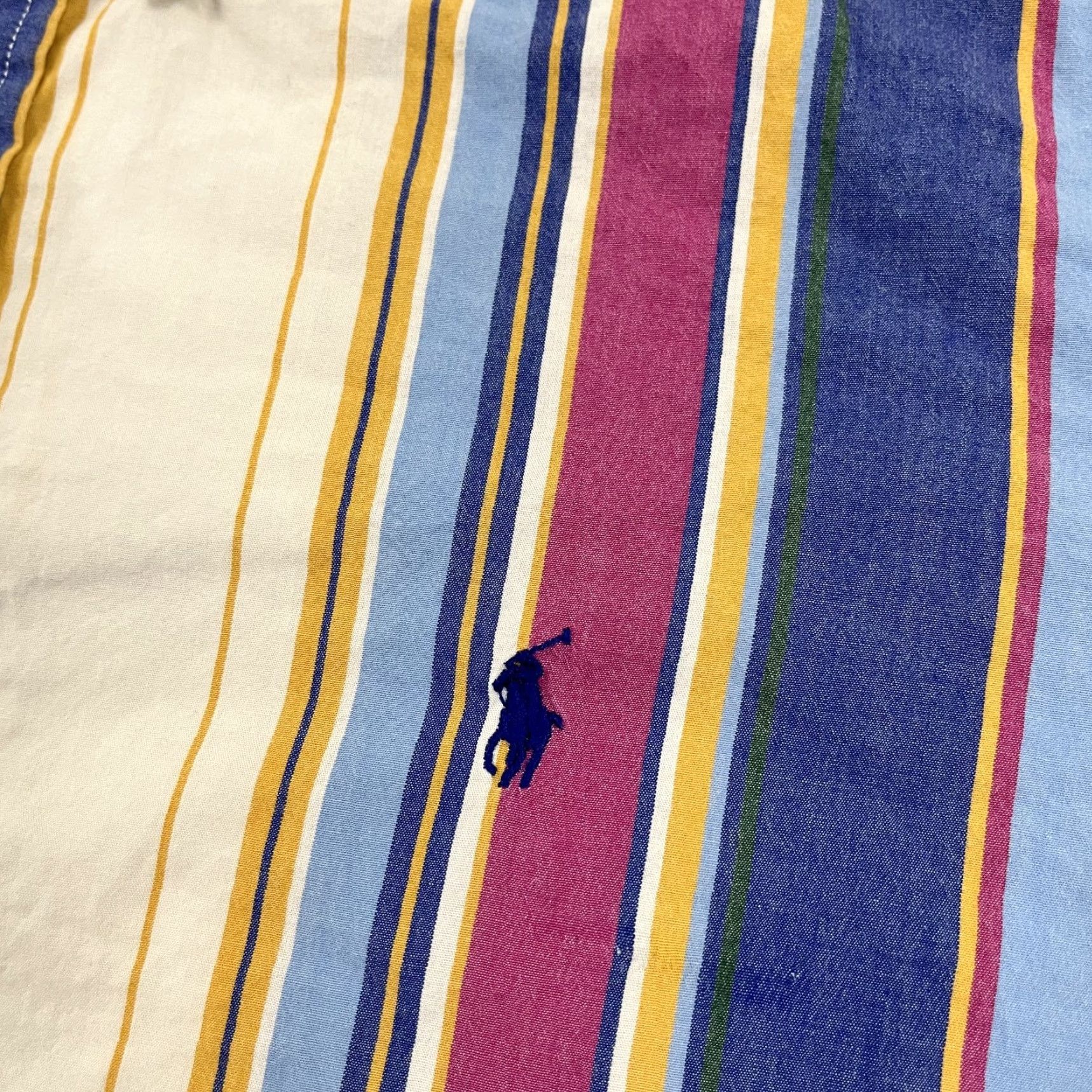 Polo Ralph Lauren Ralph Lauren Shirt Mens XL Multicolor Striped Button-Down polo pony Preppy Pony Shirt Size US XL / EU 56 / 4 - 2 Thumbnail