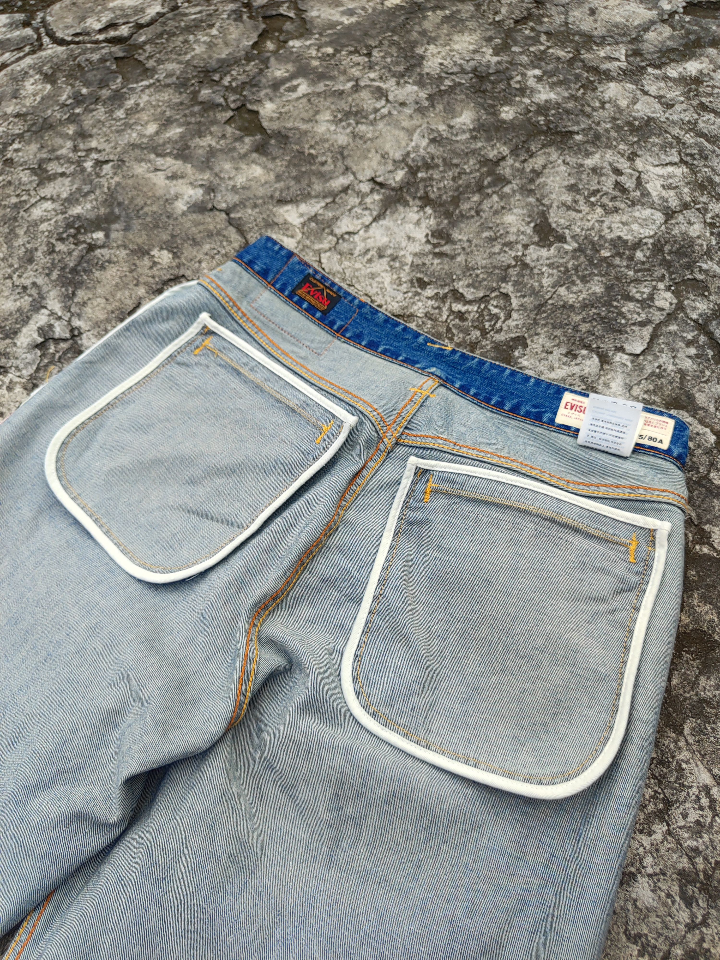 Evisu Evisu Daicock Graffiti Baggy Size US 32 / EU 48 - 8 Thumbnail