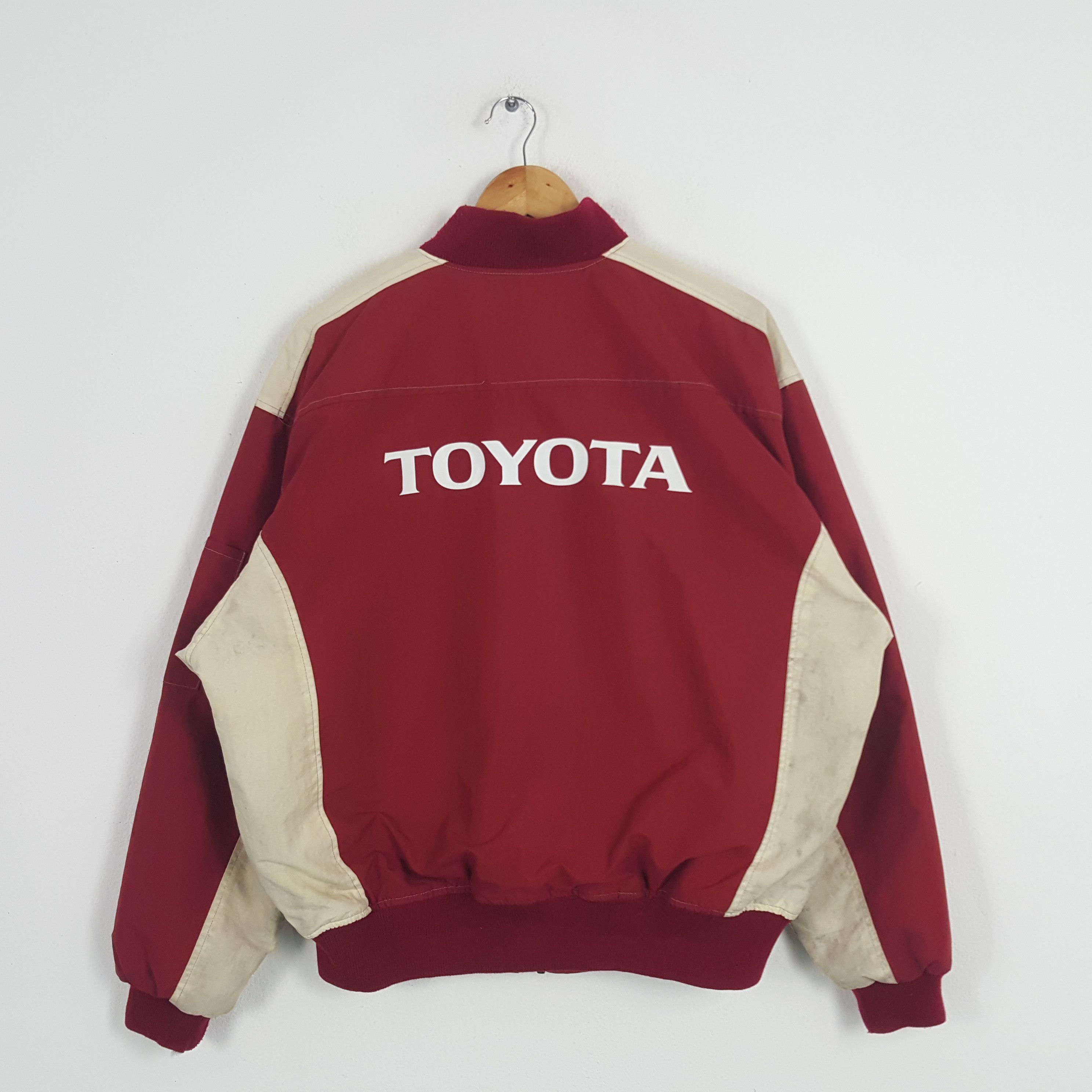 Japanese Brand × Vintage Vintage Toyota Techno Japanese Racing Team Bombers Jacket Size US XXL / EU 58 / 5 - 1 Thumbnail