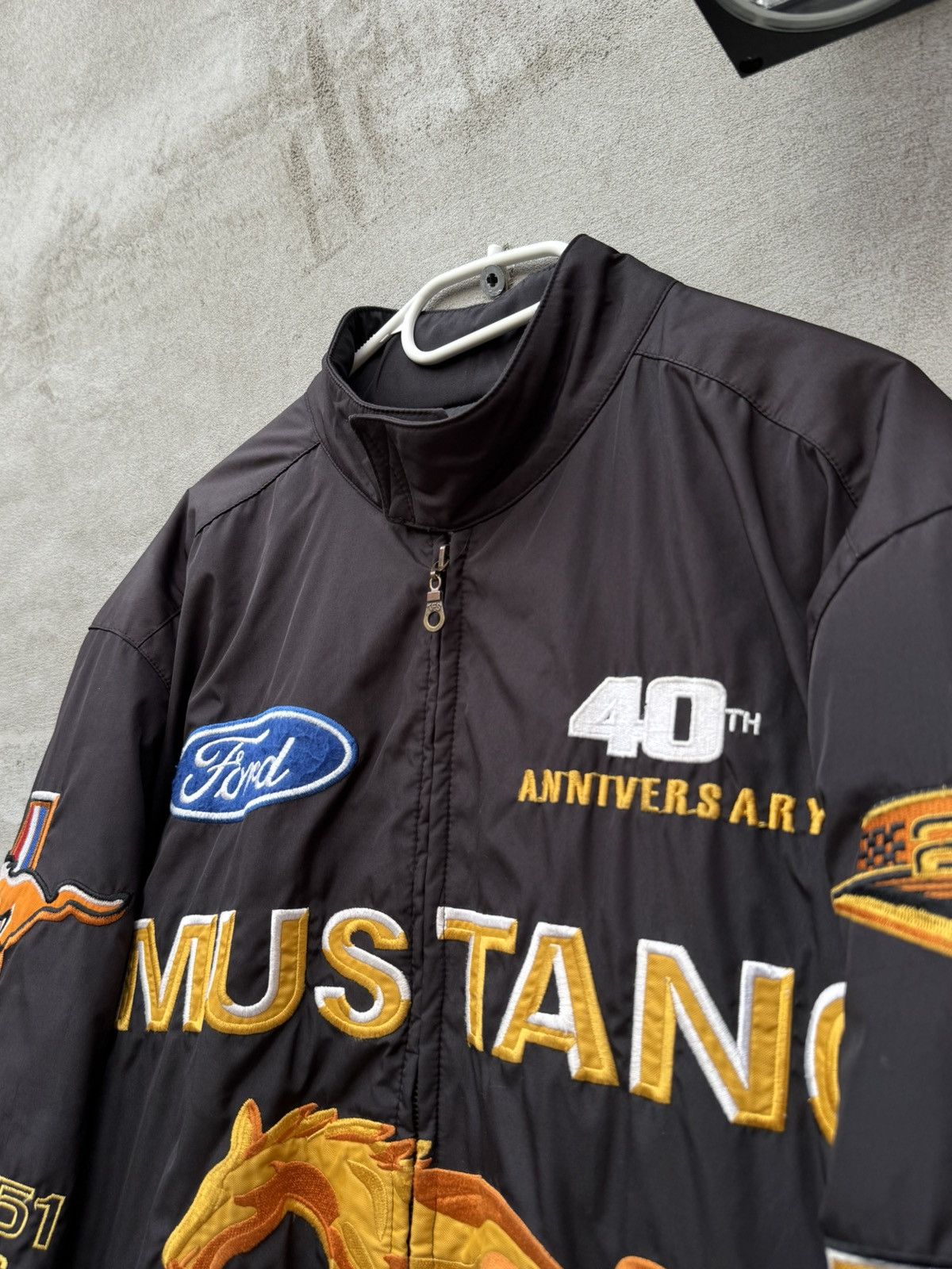JH Design ARCHIVAL! 🏇Ford Mustang 40TH Anniversary Limited Jacket Size US L / EU 52-54 / 3 - 10 Thumbnail