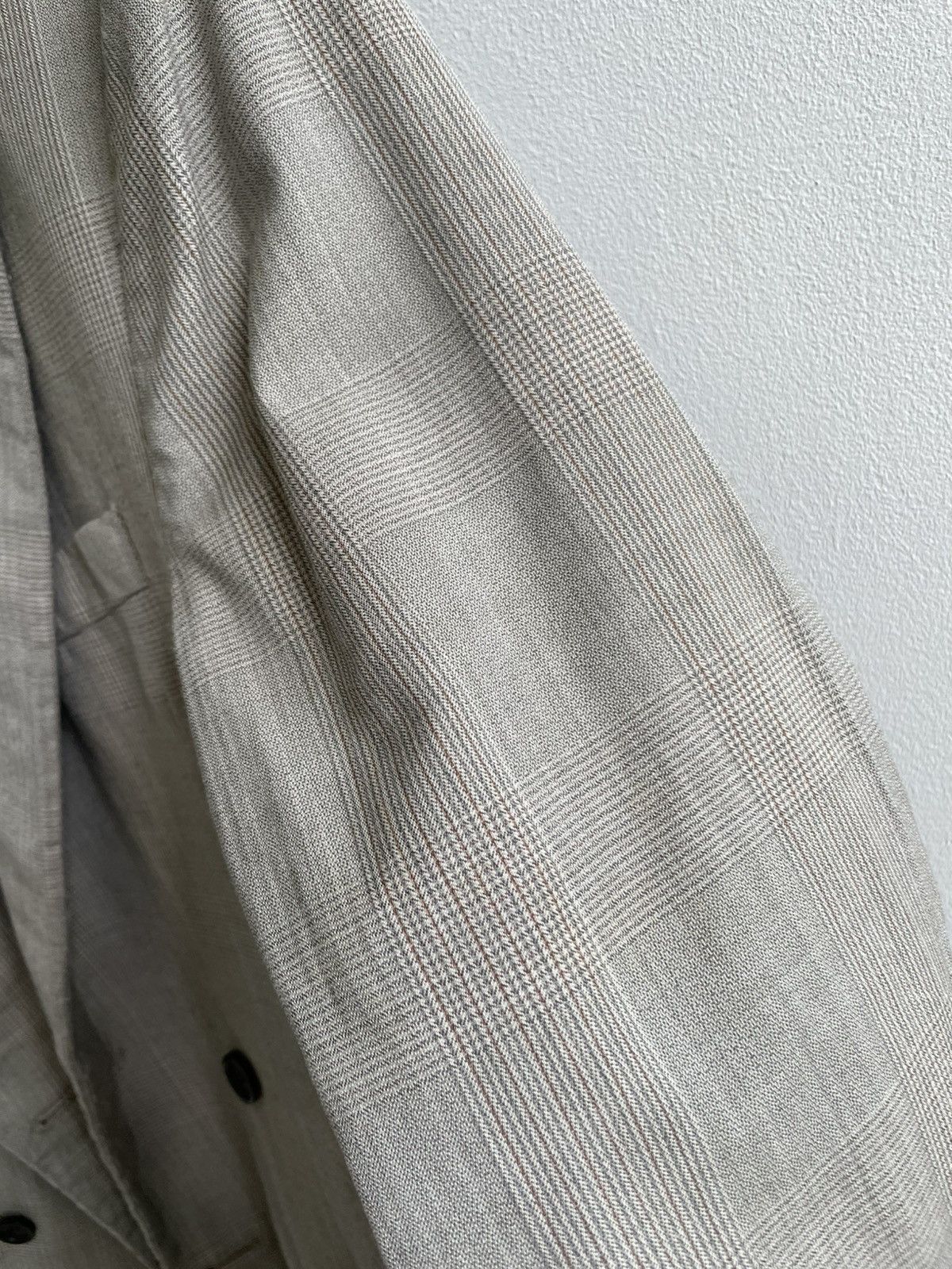 Our Legacy OUR LEGACY Blazer 100% Virgin Wool Beige Tweed Size 46S - 7 Thumbnail