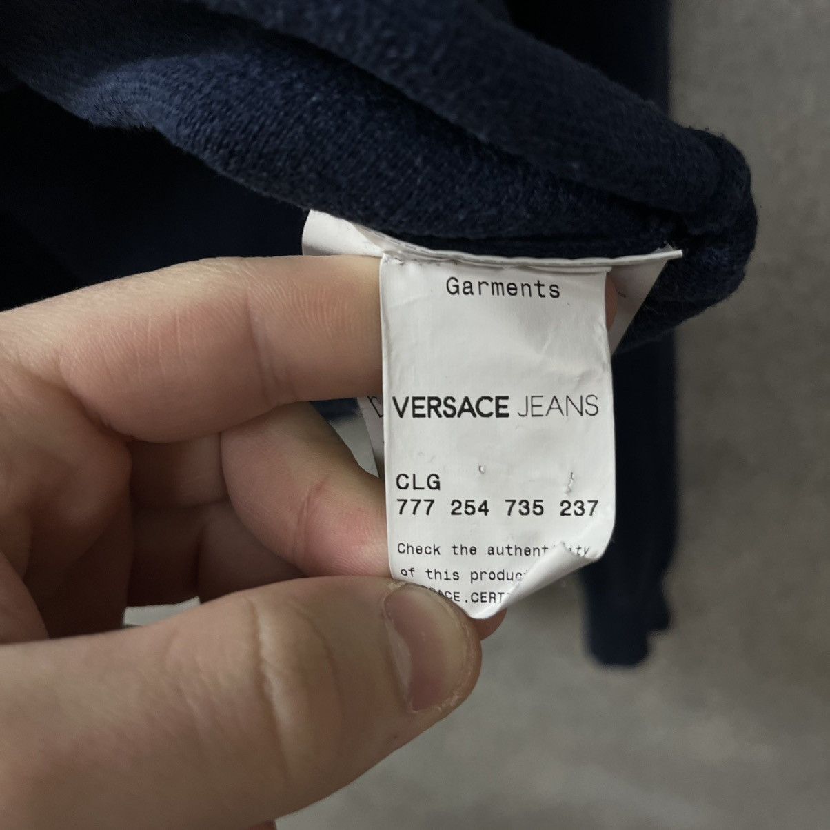 Versace Versace Jeans Big Logo Sweatshirt Size US L / EU 52-54 / 3 - 8 Thumbnail