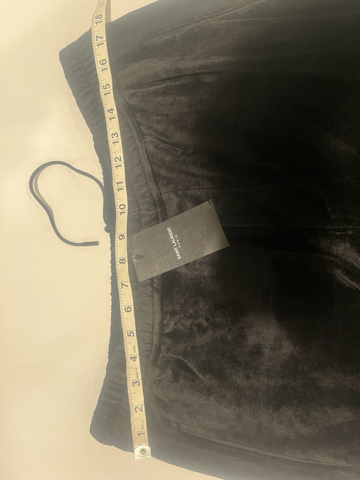 Saint Laurent velvet joggers pants. XL $1350