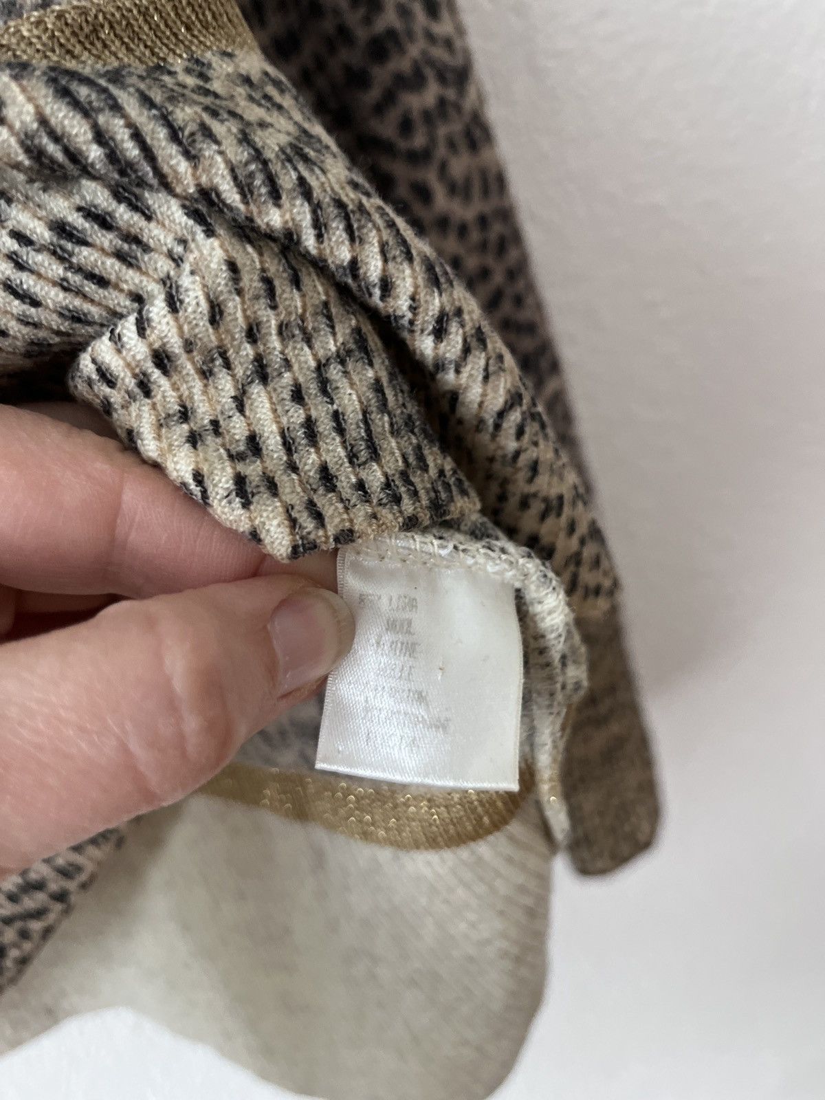 Roberto Cavalli Roberto Cavalli leopard knitted sweater 90s 2000s era wool L Size L / US 10 / IT 46 - 4 Thumbnail