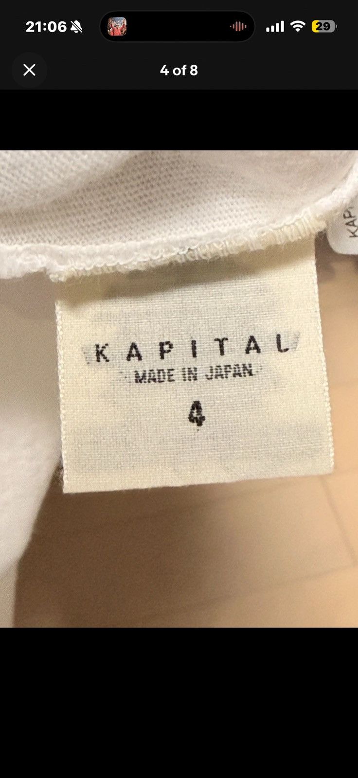 Kapital KAPITAL VINTAGE AIVY T SHIRT SIZE 4 (XL) Size US XL / EU 56 / 4 - 4 Thumbnail