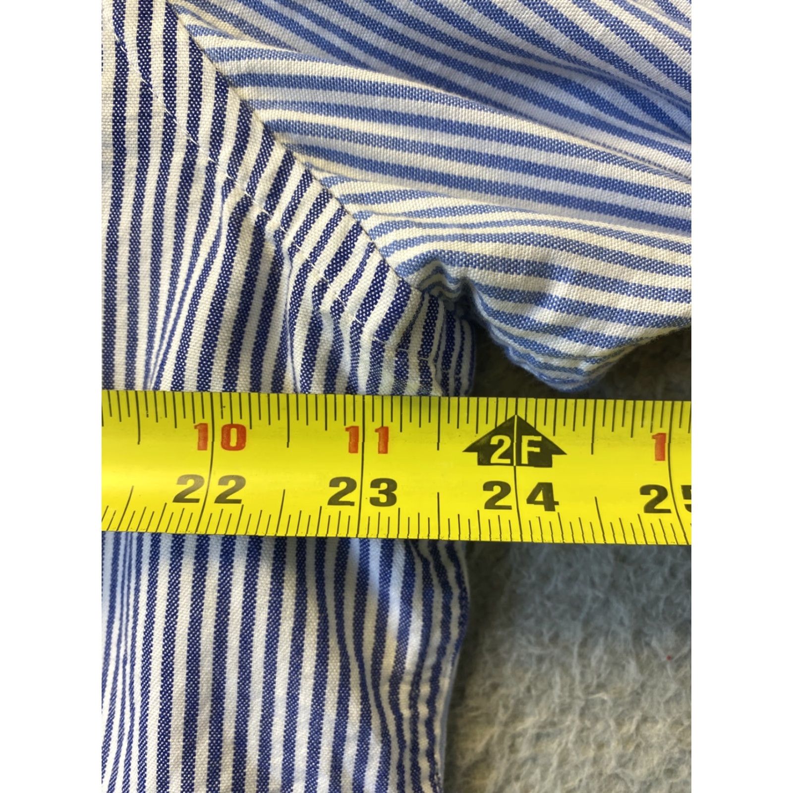 American Eagle Outfitters American Eagle Outfitters Button Down Shirt Mens XL Blue Striped Fit Long Sleeve Size US XL / EU 56 / 4 - 6 Thumbnail