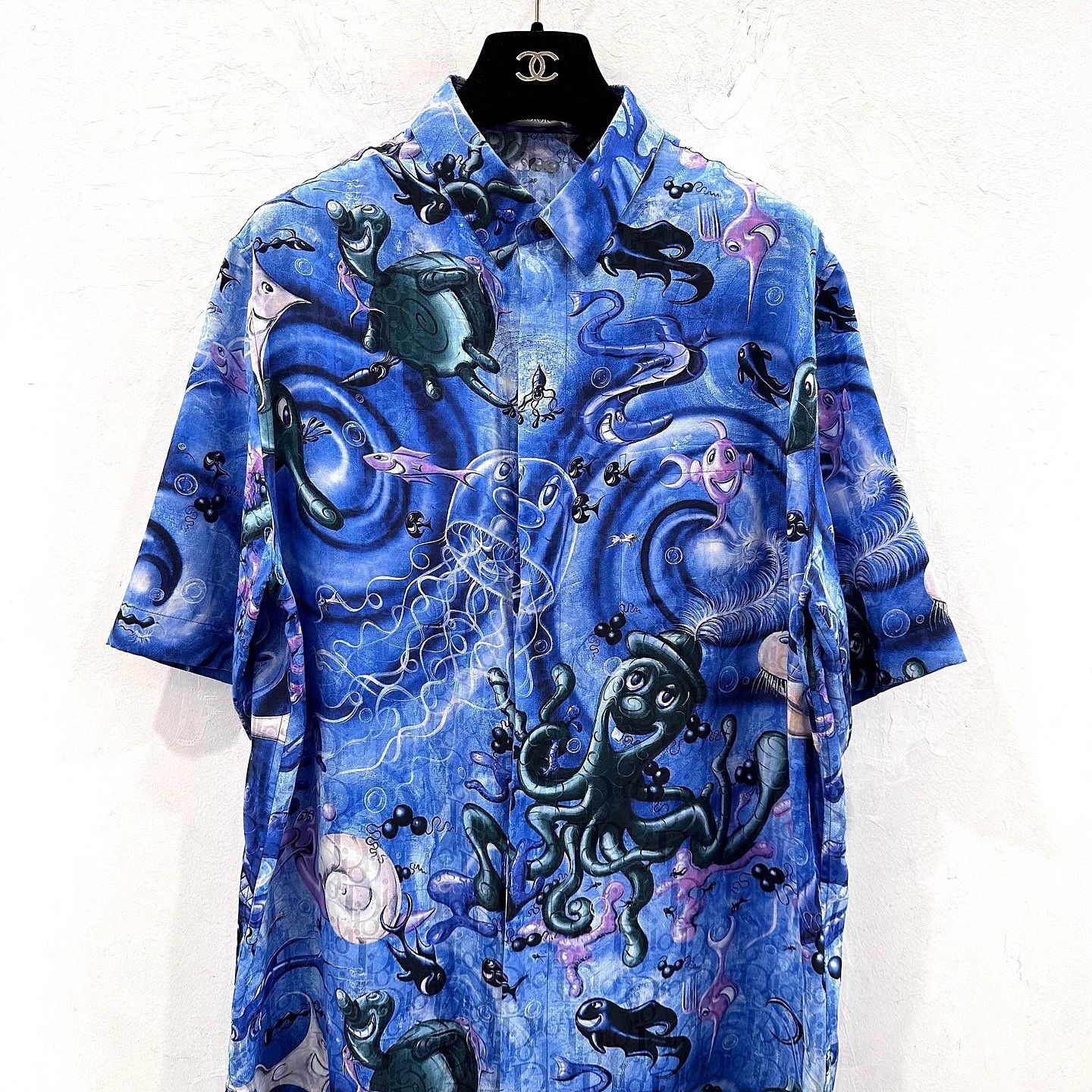 Dior Dior Underwater Print Button Up Shirt US M Size US XXS / EU 40 - 1 Thumbnail