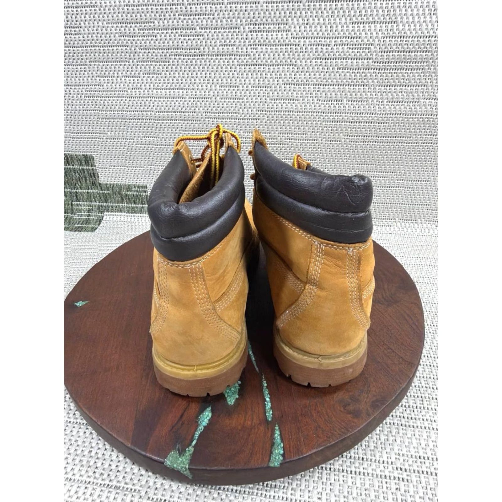 Timberland Timberland Boots Womens Size 9.5 M Waterville Double Collar Soft Toe Work Wheat Size US 10 / IT 40 - 5 Thumbnail