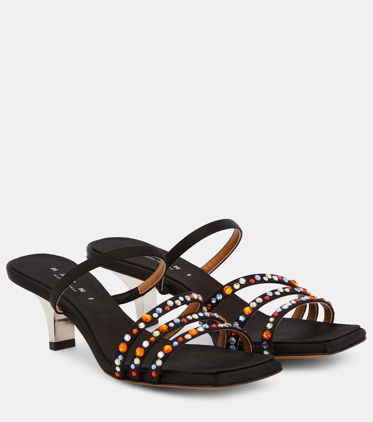 Marni o1y1025 Mules in Multicolor Size US 7 / IT 37 - 1 Thumbnail
