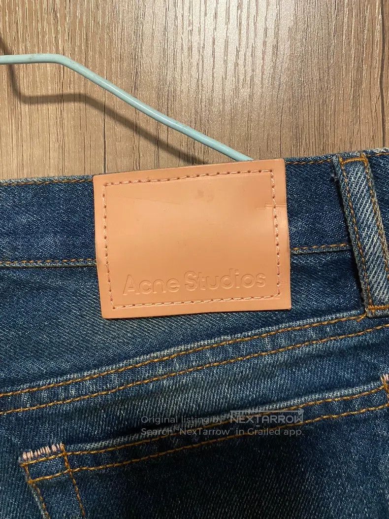Acne Studios Acne Studios Low-Waist Slightly Flared Denim Pants Size 25" / US 0 / IT 36 - 3 Thumbnail