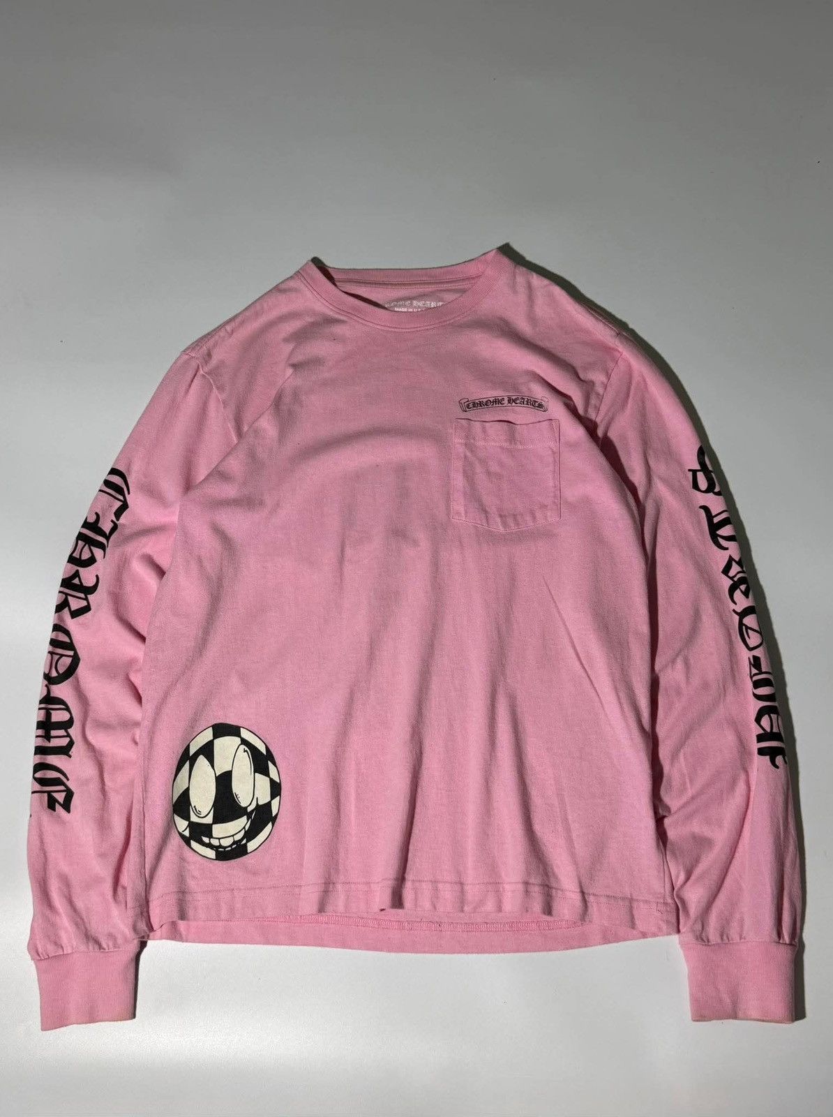 CHROME HEARTS MATTY BOY フローラルクロス 長袖 Tシャツ Chrome