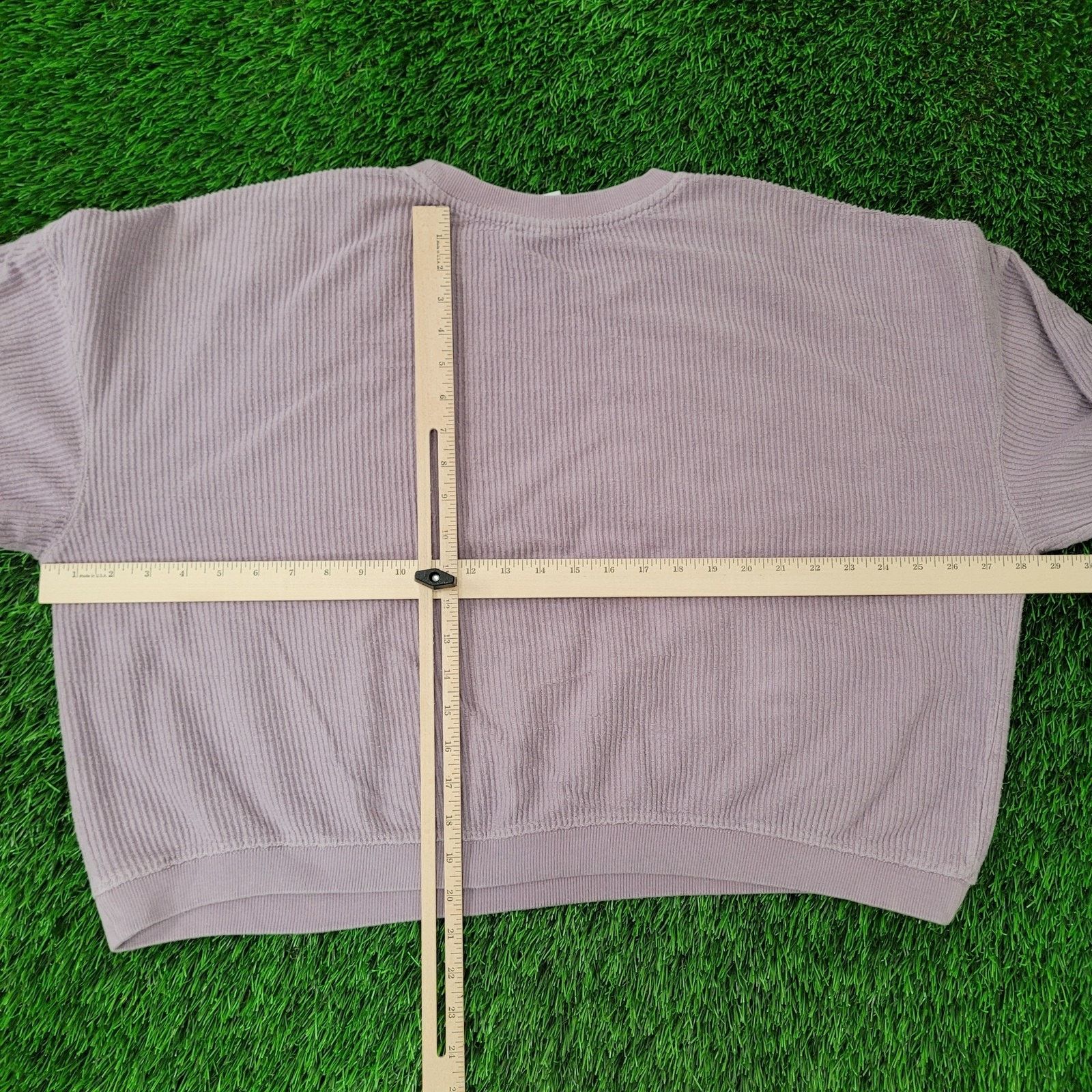 Champion Champion Corduroy Ribbed Baggy Sweatshirt Womens L Cropped Size L / US 10 / IT 46 - 8 Thumbnail