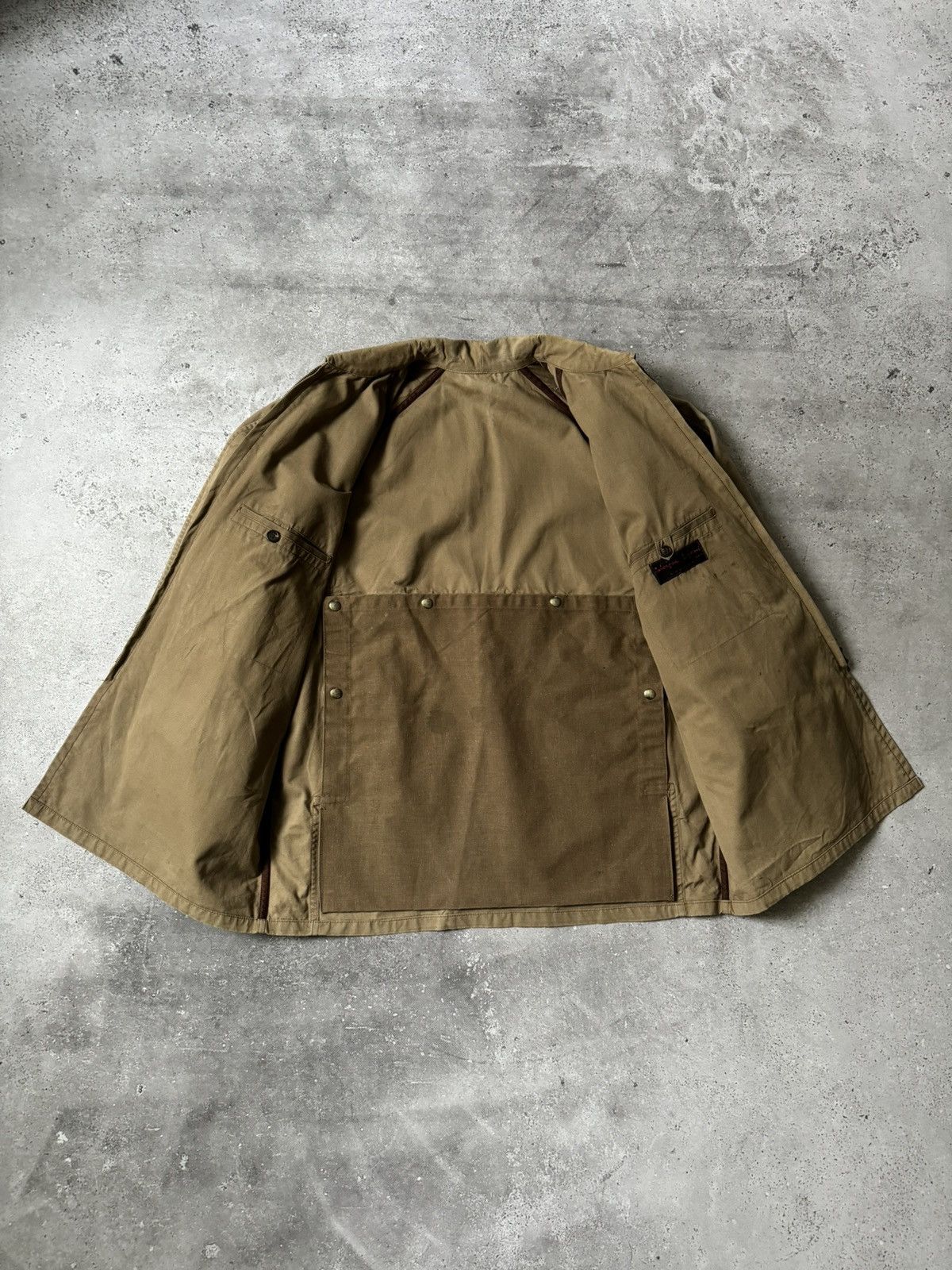 1950s French Workwear Adolphe Lafont Canvas Hunting Jacket