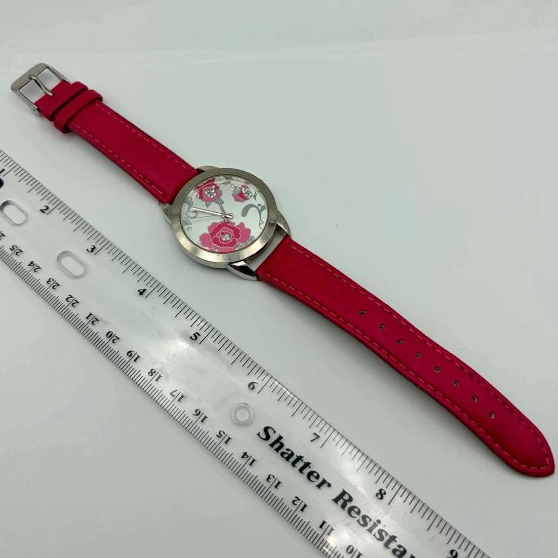Other Silver & Pink Floral Watch Size ONE SIZE - 4 Thumbnail