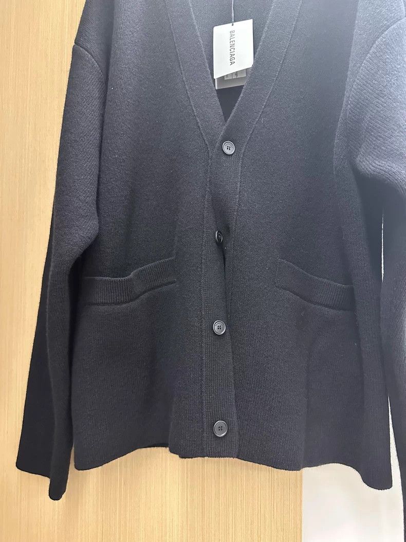Balenciaga Balenciaga Sleeve Logo Knitted Cardigan Sweater Size US M / EU 48-50 / 2 - 3 Thumbnail